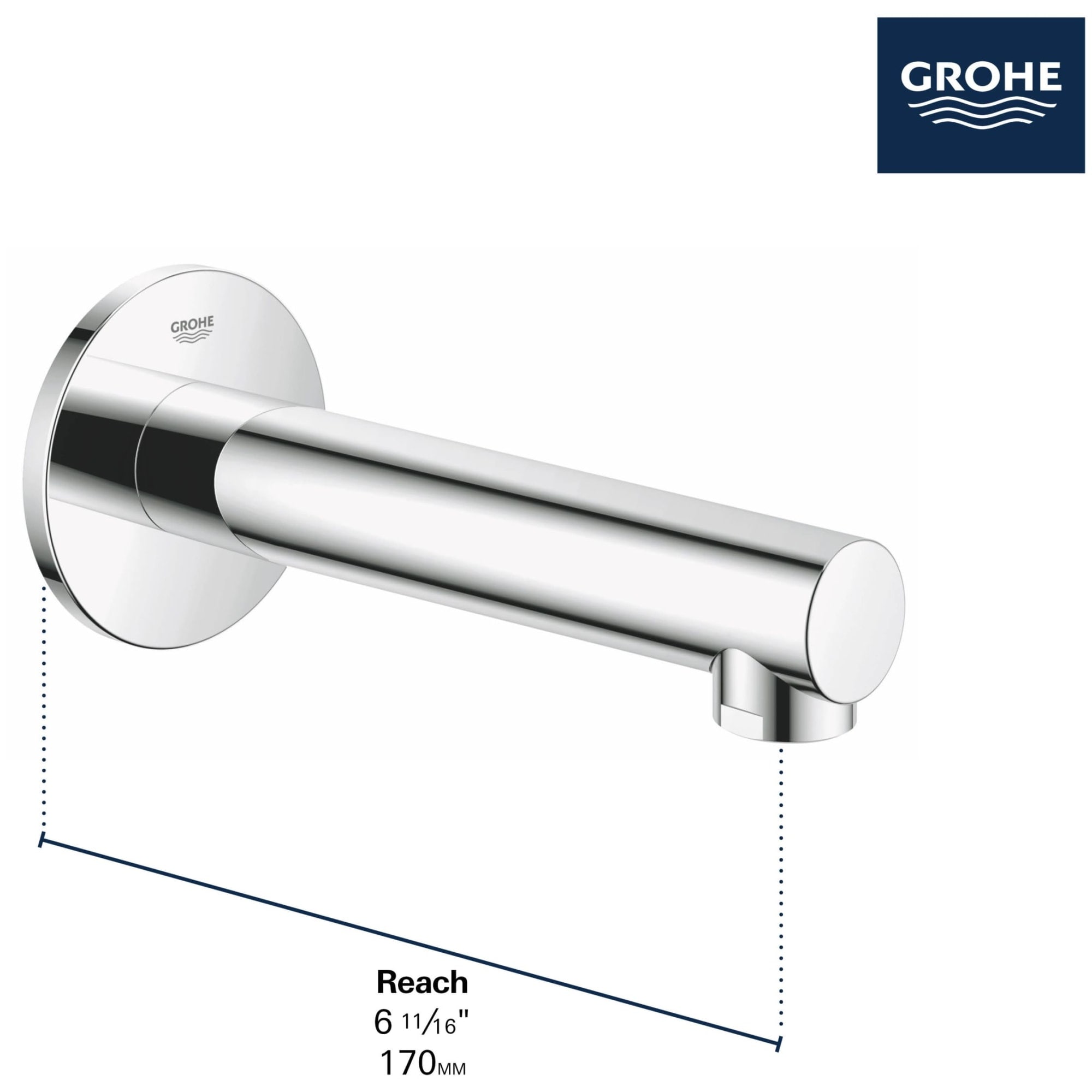 GROHE 13274001 Roman-Tub-Faucets - View #2