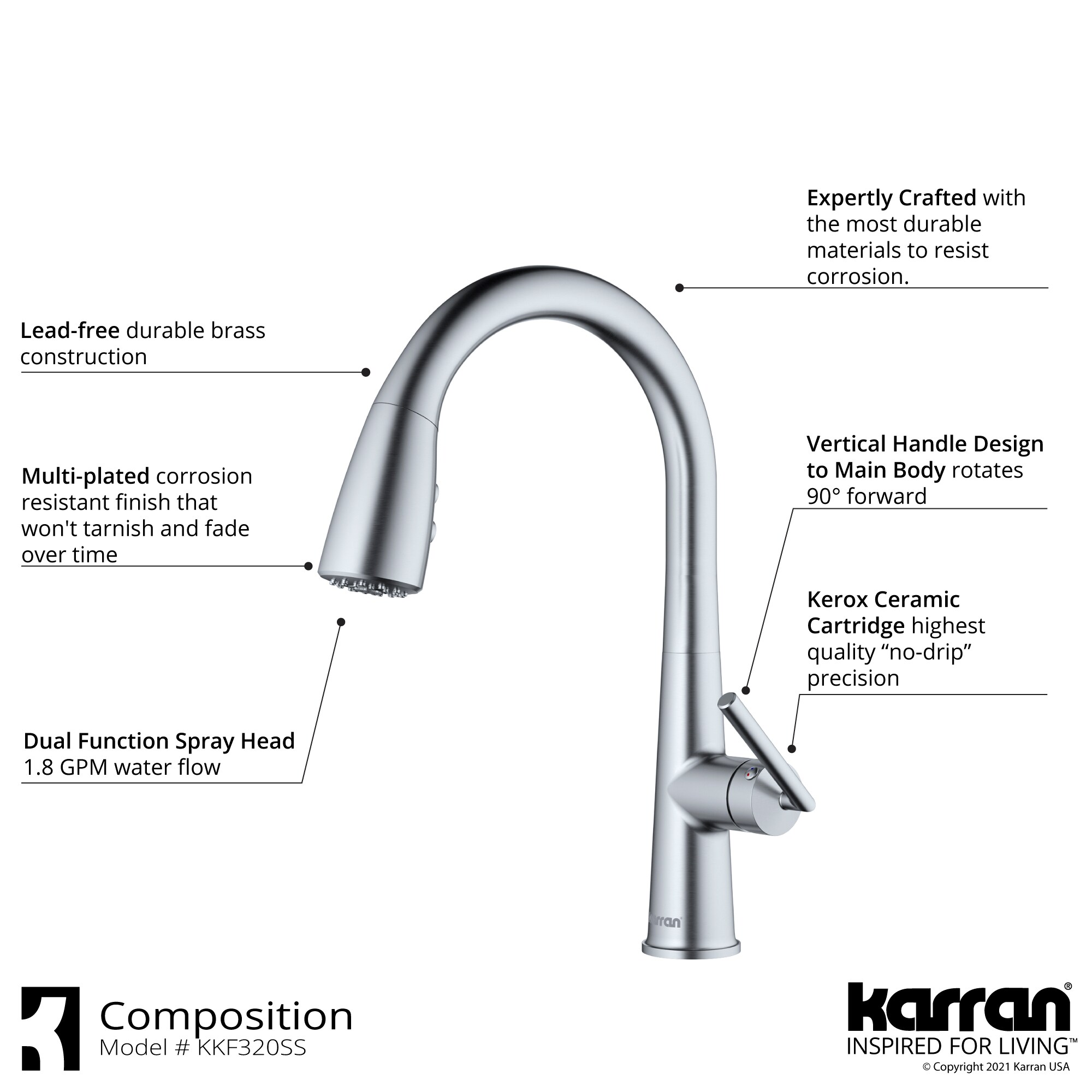 Karran KKF320SS Kitchen-Faucets - View #4