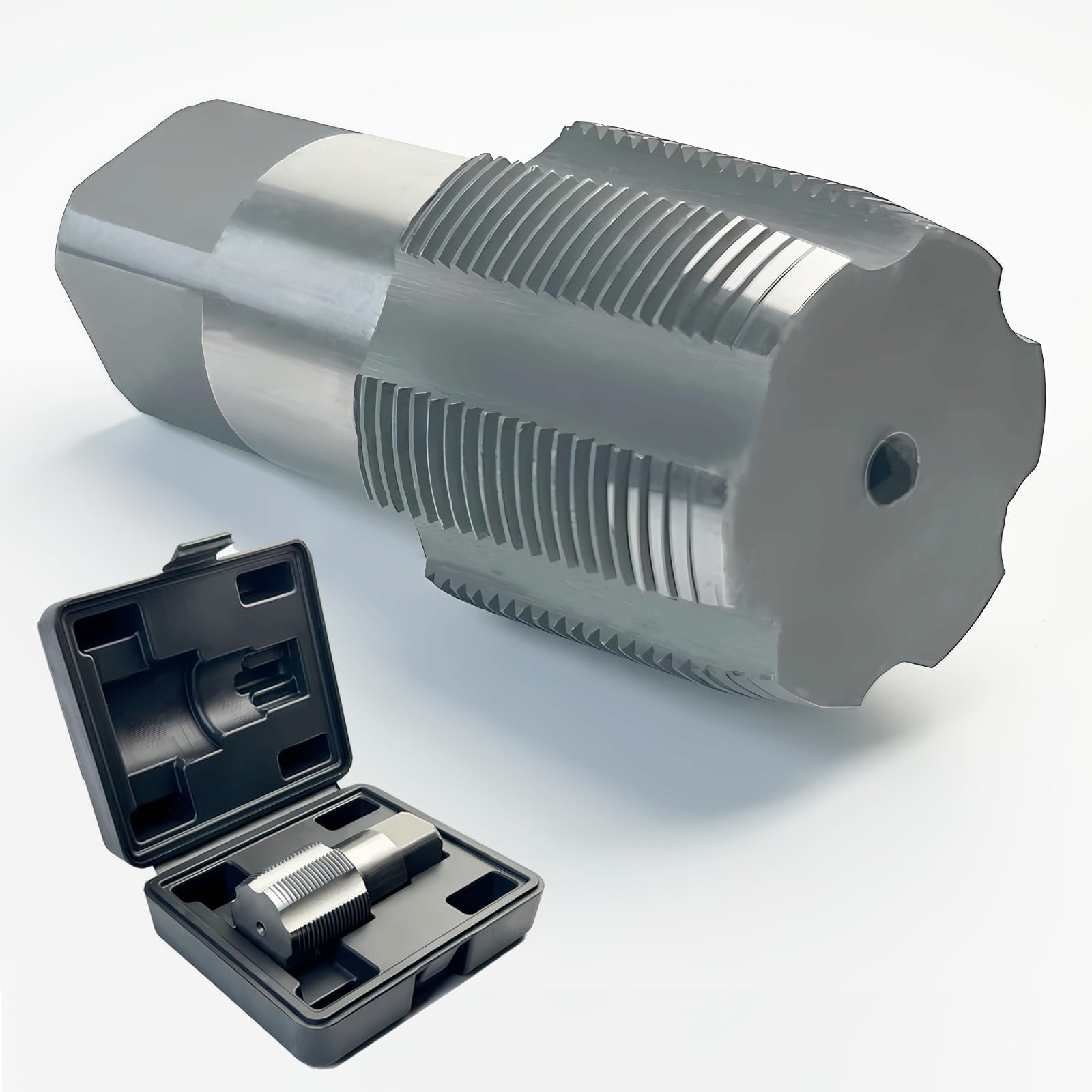 Linder Group Inc Carbon Steel NPT Pipe Tap One Piece for Plumbing Mechanics Threading Fits One and One Half Inch Pipe Precision Ground Threads Durable Tool with #L3FY3PPL