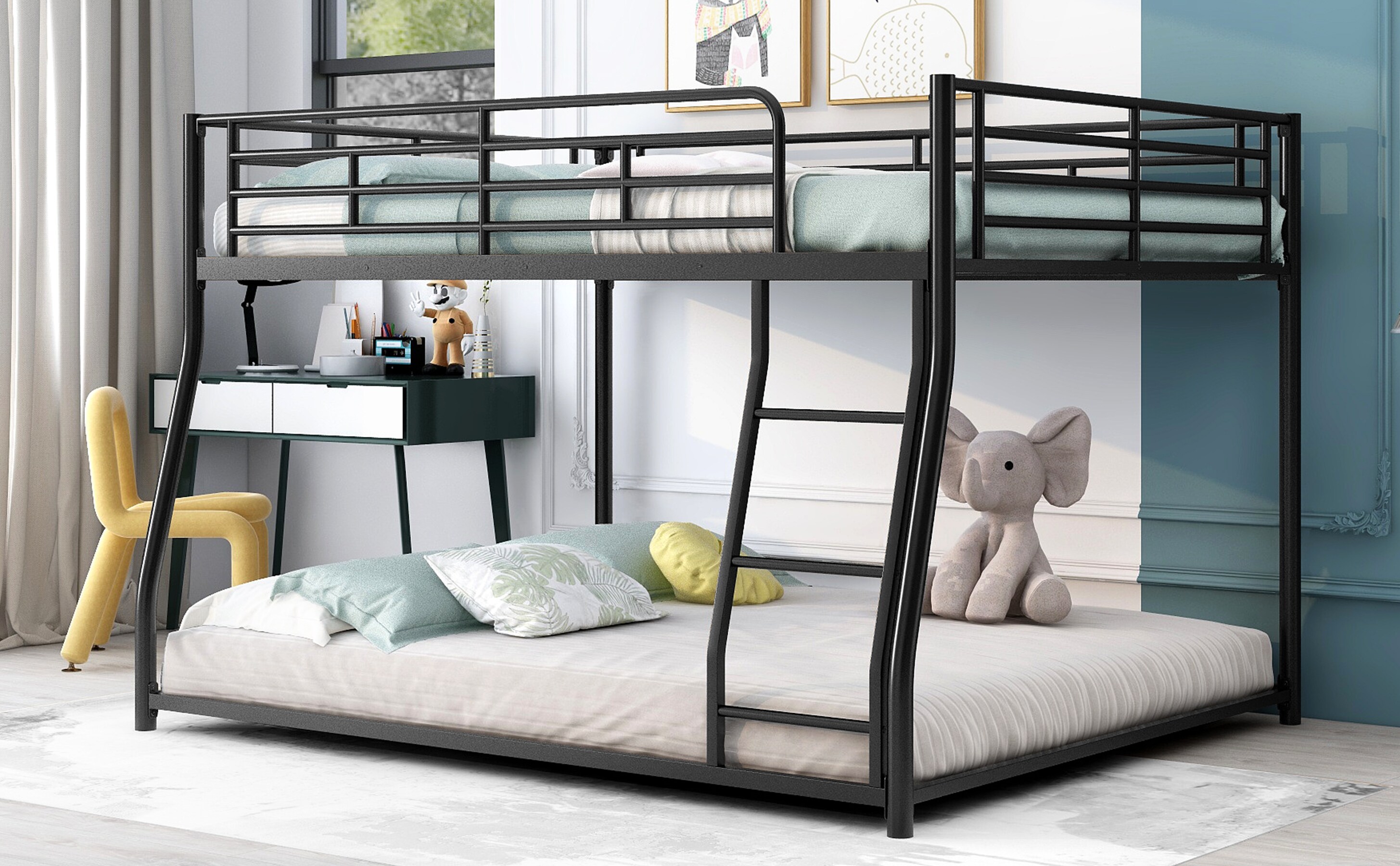 ModernLuxe MF311038AAB Bunk-Beds - View #3