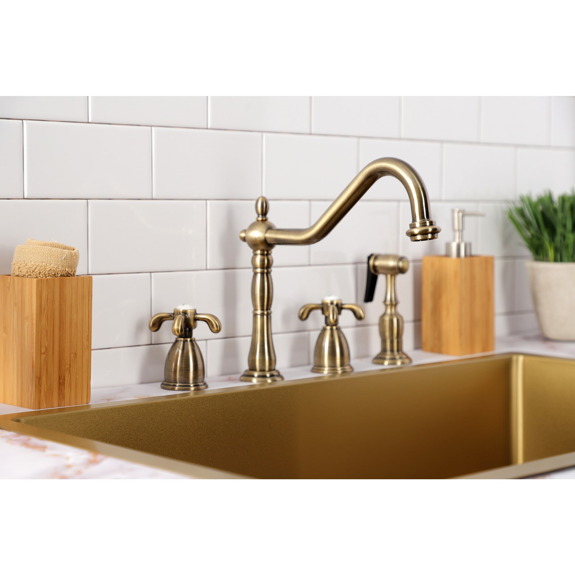 Kingston Brass WLKB1793TXBS Kitchen-Faucets - View #6