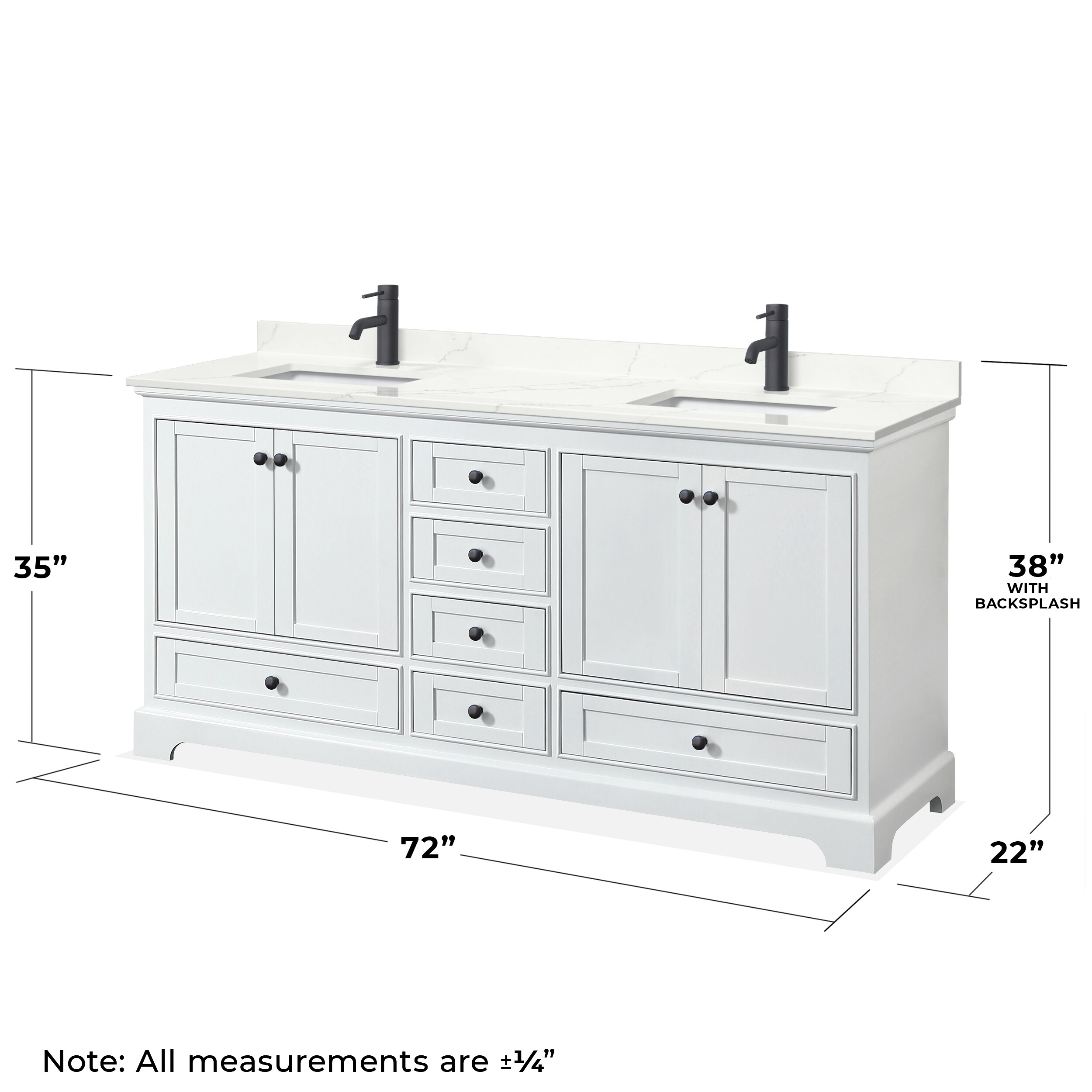 Wyndham Collection WCS202072DWBGTUNSMXX Bath-Vanity-Combo - View #4