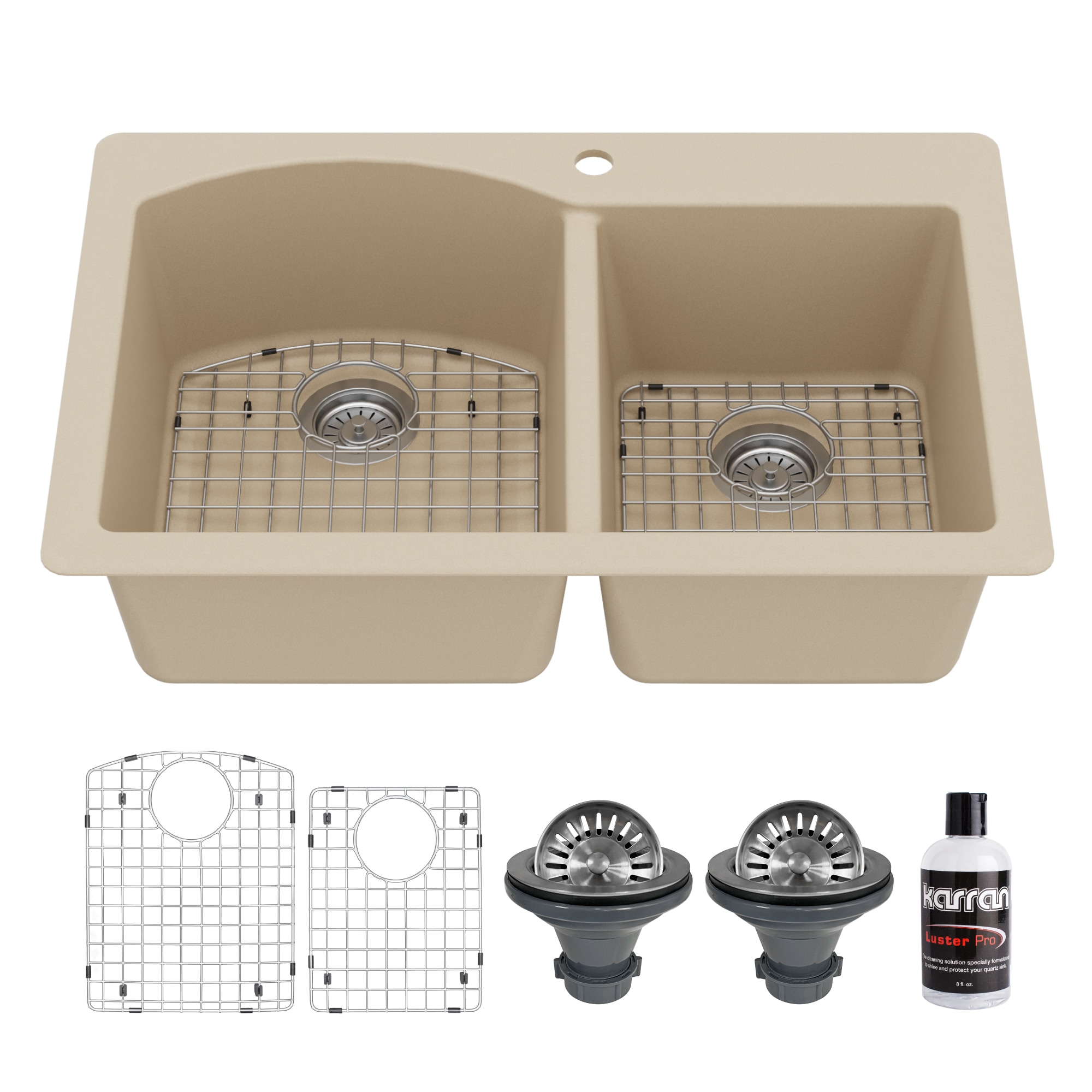 Karran QT-610-BI-PK1 Kitchen-Sinks - View #3