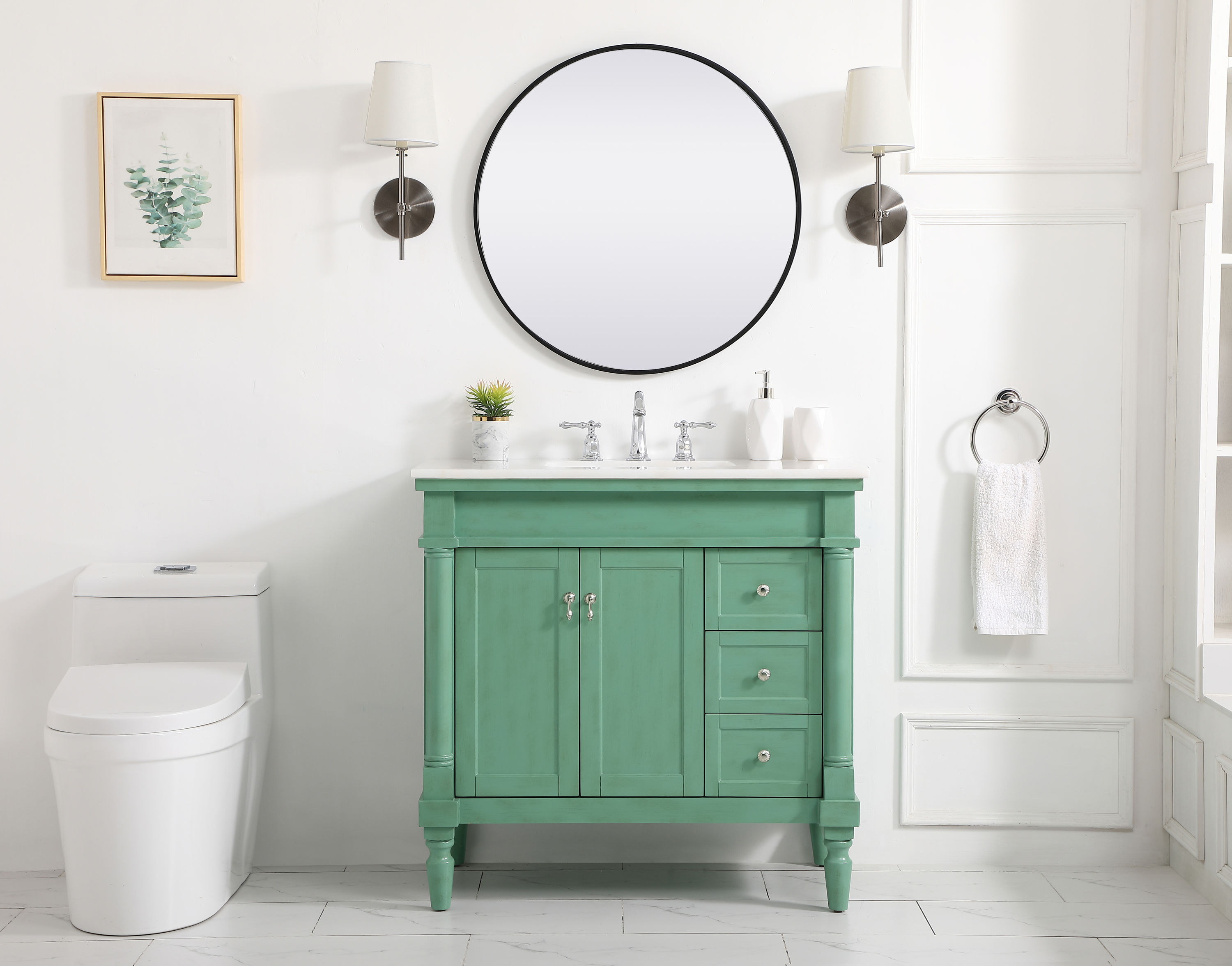 Elegant Decor HF39108VM Bath-Vanity-Combo - View #5