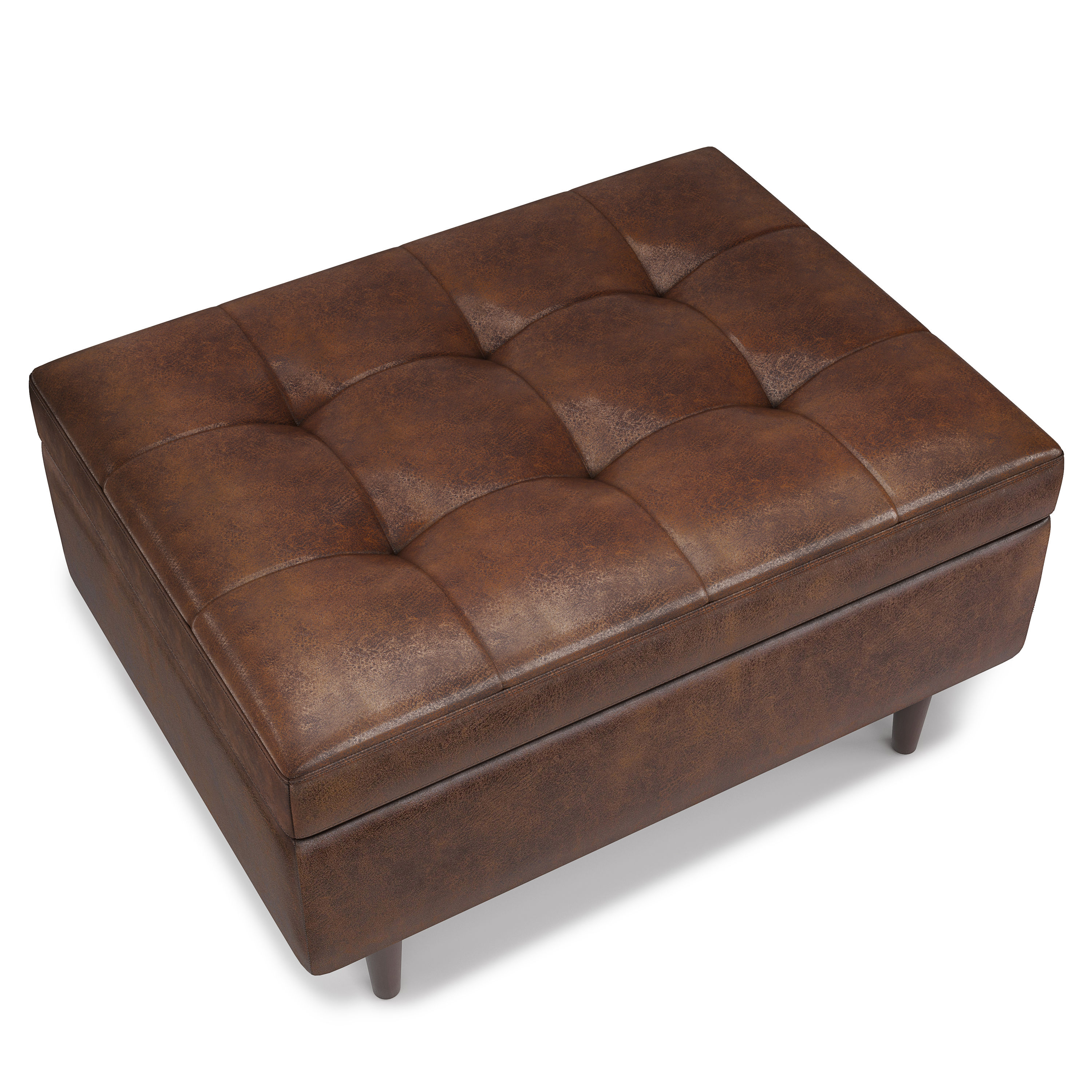Simpli Home AXCOT-SHSS-DBR Indoor-Ottomans - View #3