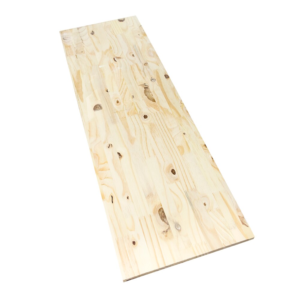 RELIABILT 3/4-in x 16-in x 8-ft Tight Knot- Paint Grade S4S Pine Stainable/Paintable Edge-glued Board