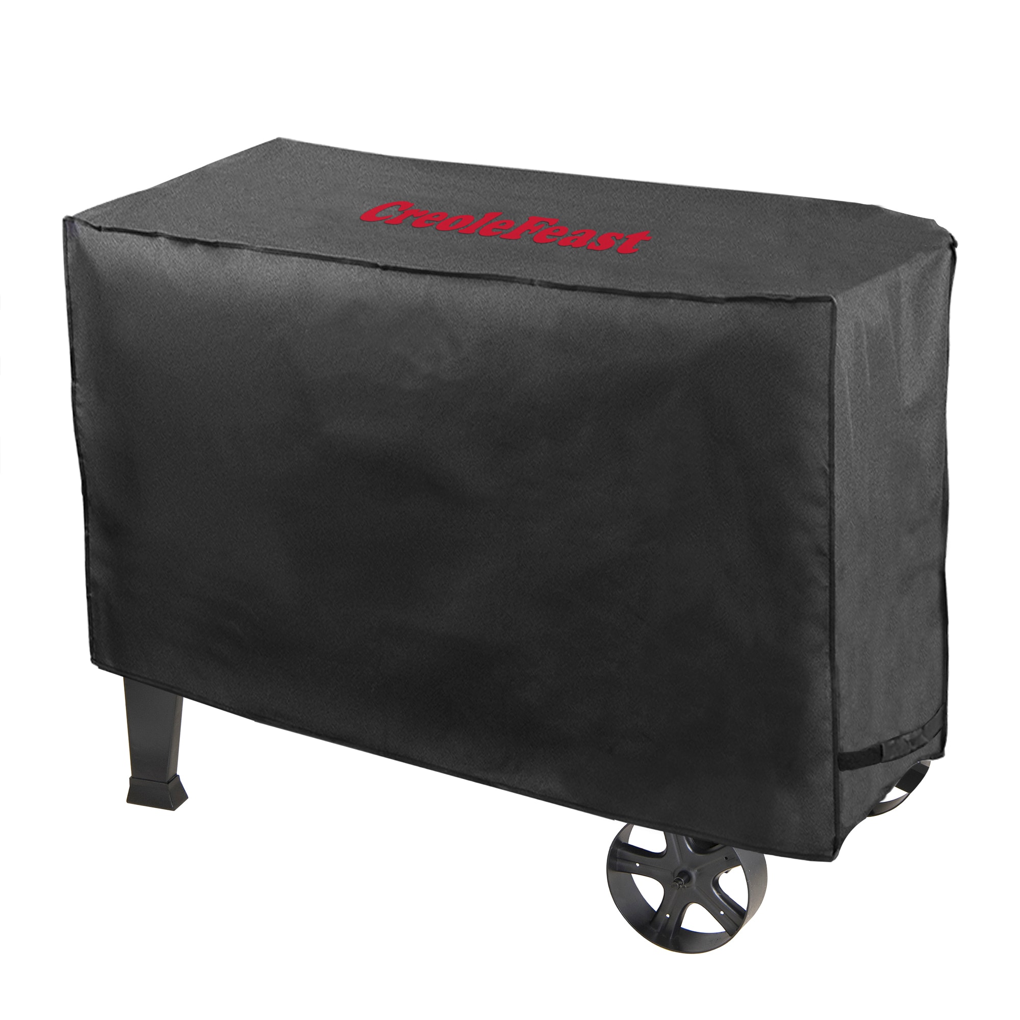 Creole Feast 57.8-in x 35.43-in H Black Gas Grill Cover in the department Lowes.com