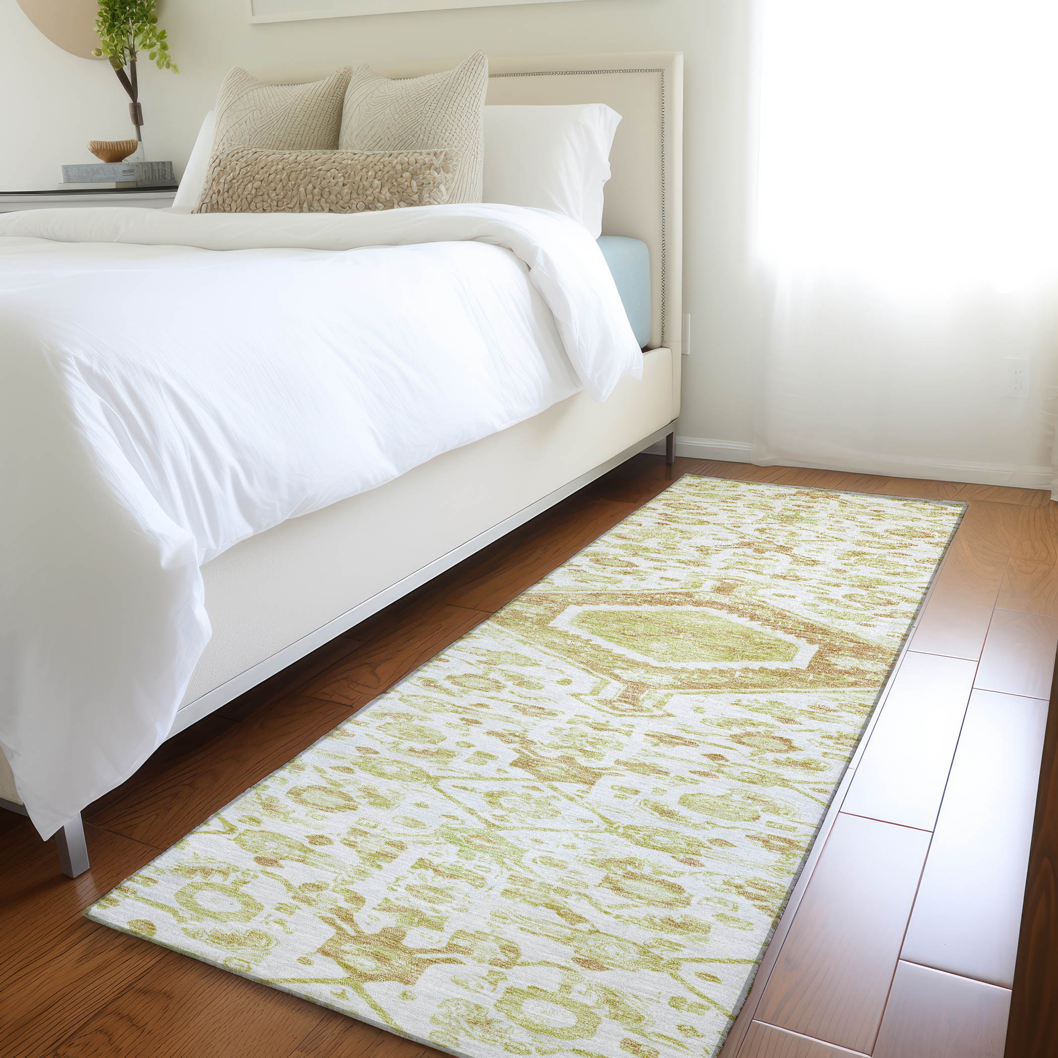 Addison Rugs ACN1225IV2X8 Chantille ACN1225IV 2 x 7 (ft) Polyester Ivory Rectangular Indoor/Outdoor Geometric Machine washable Runner rug