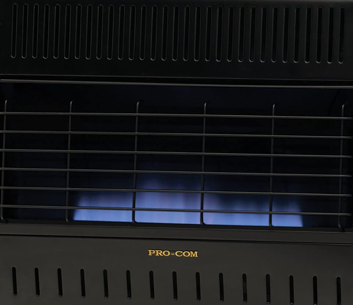 ProCom 30000-BTU Floor-Mount Indoor Natural Gas Or Liquid Propane Vent ...