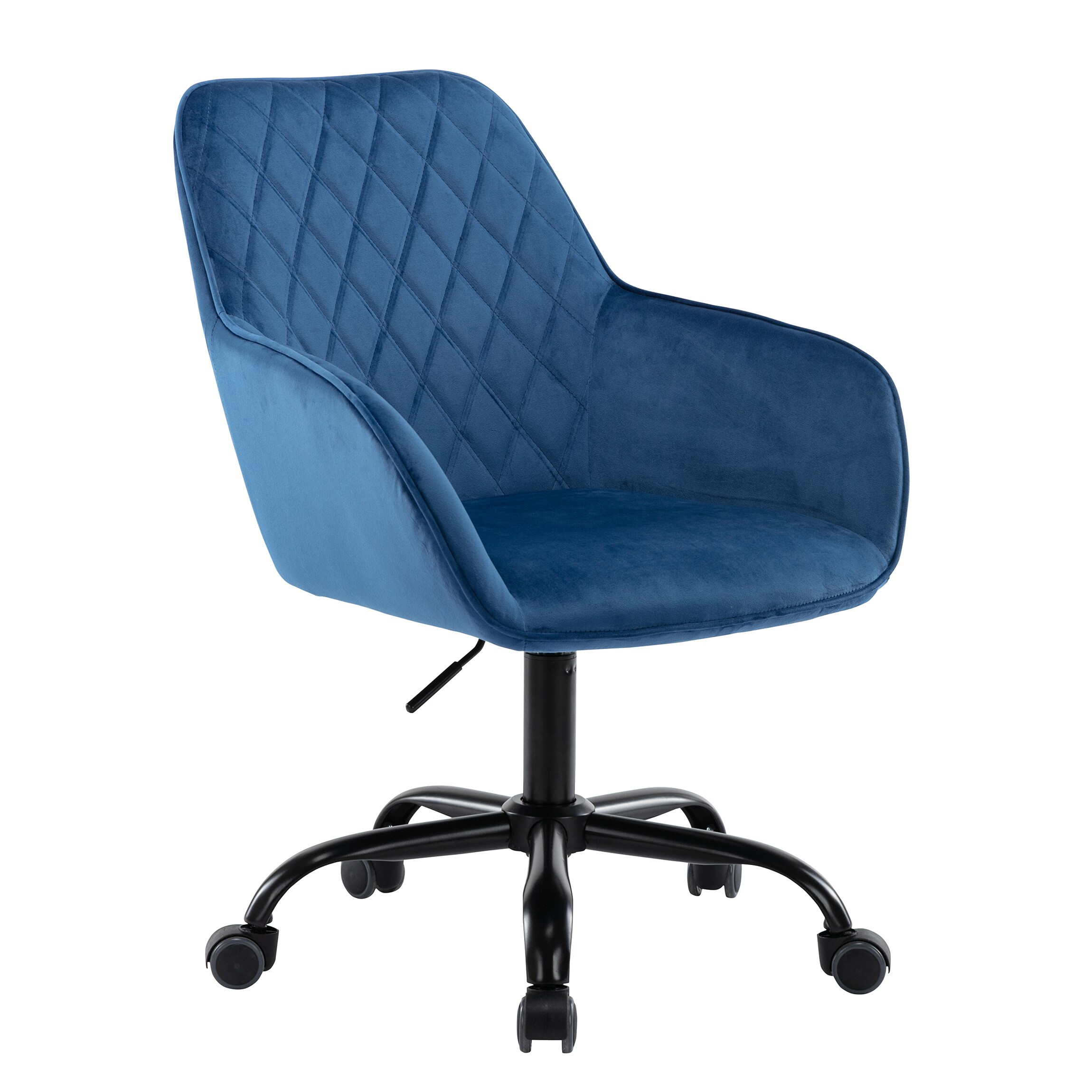 CASAINC WF-HFOF-014B Home office swivel chair Blue Velvet Seat Contemporary Ergonomic Adjustable Height Swivel Polyurethane Executive Chair