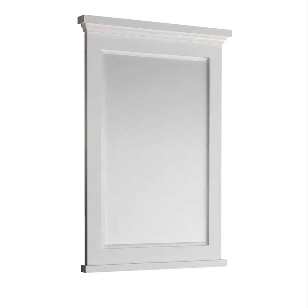 Fresca FMR2427WHM Windsor 27-Inches x 34.8-Inches Framed Rectangle Bathroom Vanity Mirror ( Matte White )
