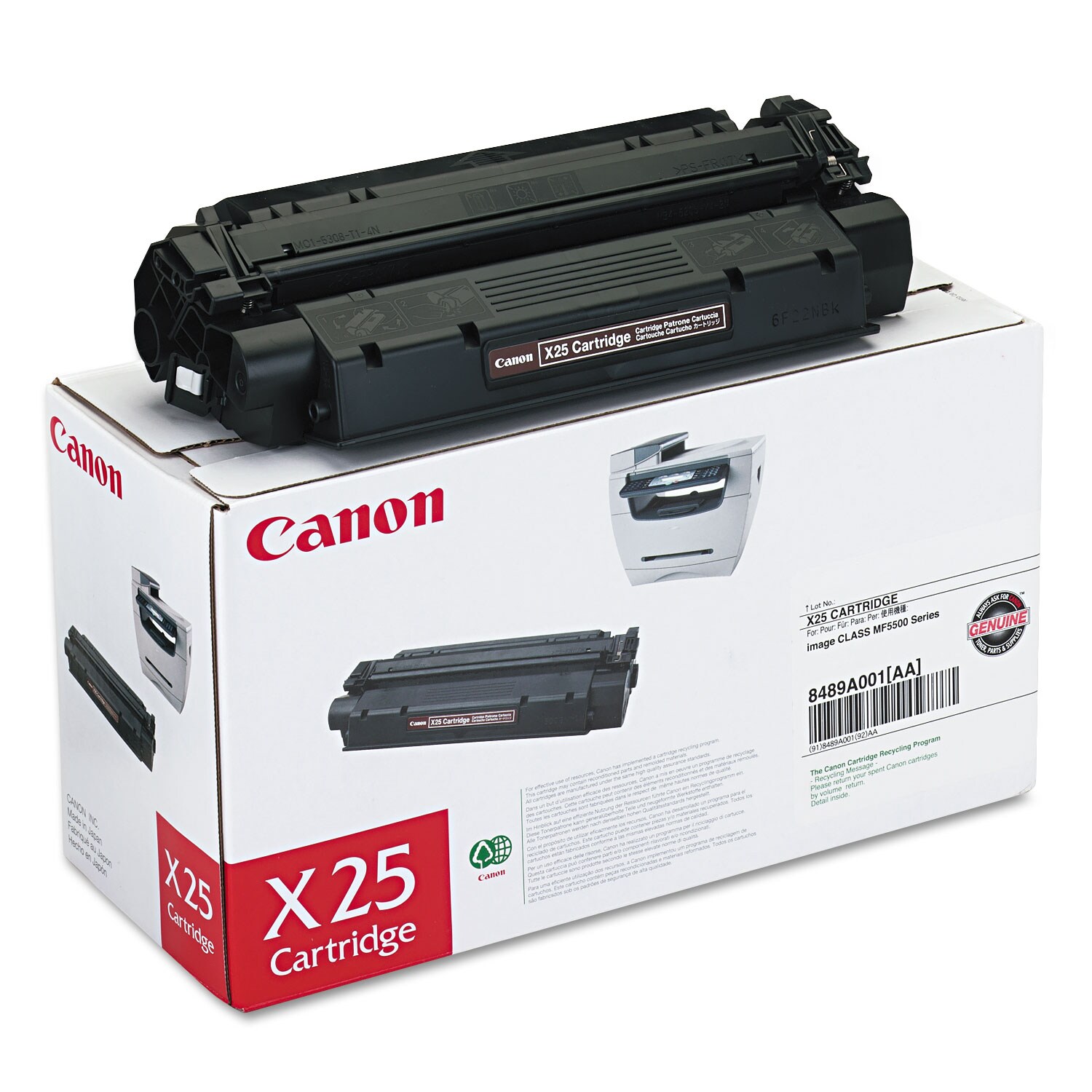 Canon 8489A001 (X25) Toner 2500 Page-Yield Black