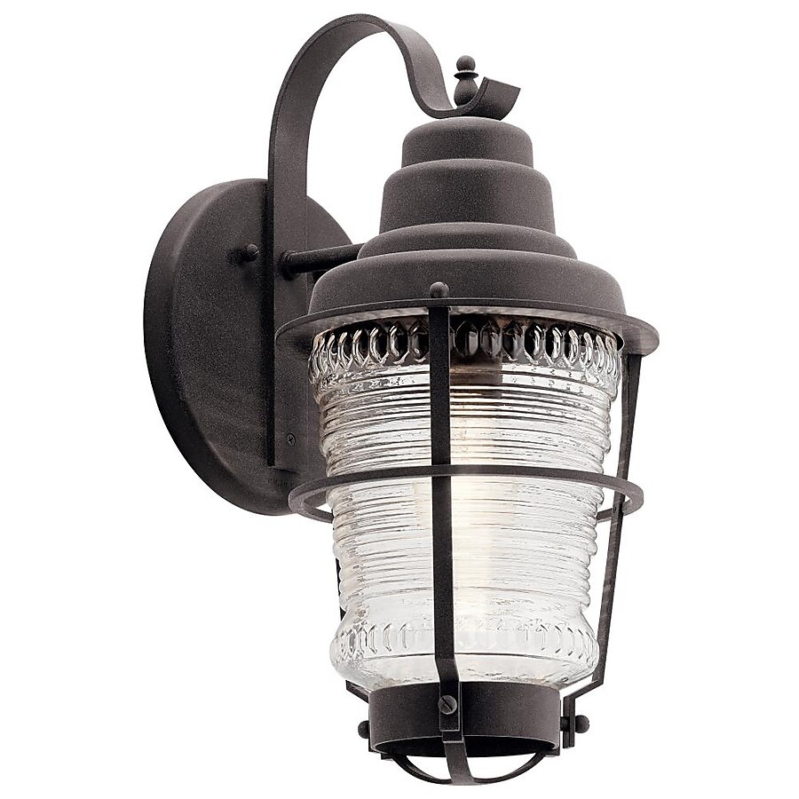 Kichler Chance Harbor 18-in H Weathered Zinc Medium Base (E-26) Outdoor Wall Light Kichler Chance Harbor 18-in H Weathered Zinc Medium Base (E-26) Outdoor Wall Light