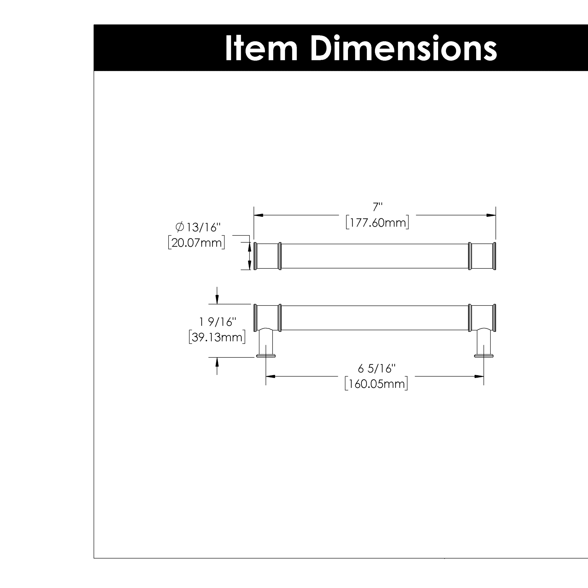 Hickory Hardware P3702-CASN Cabinet-Pulls - View #6