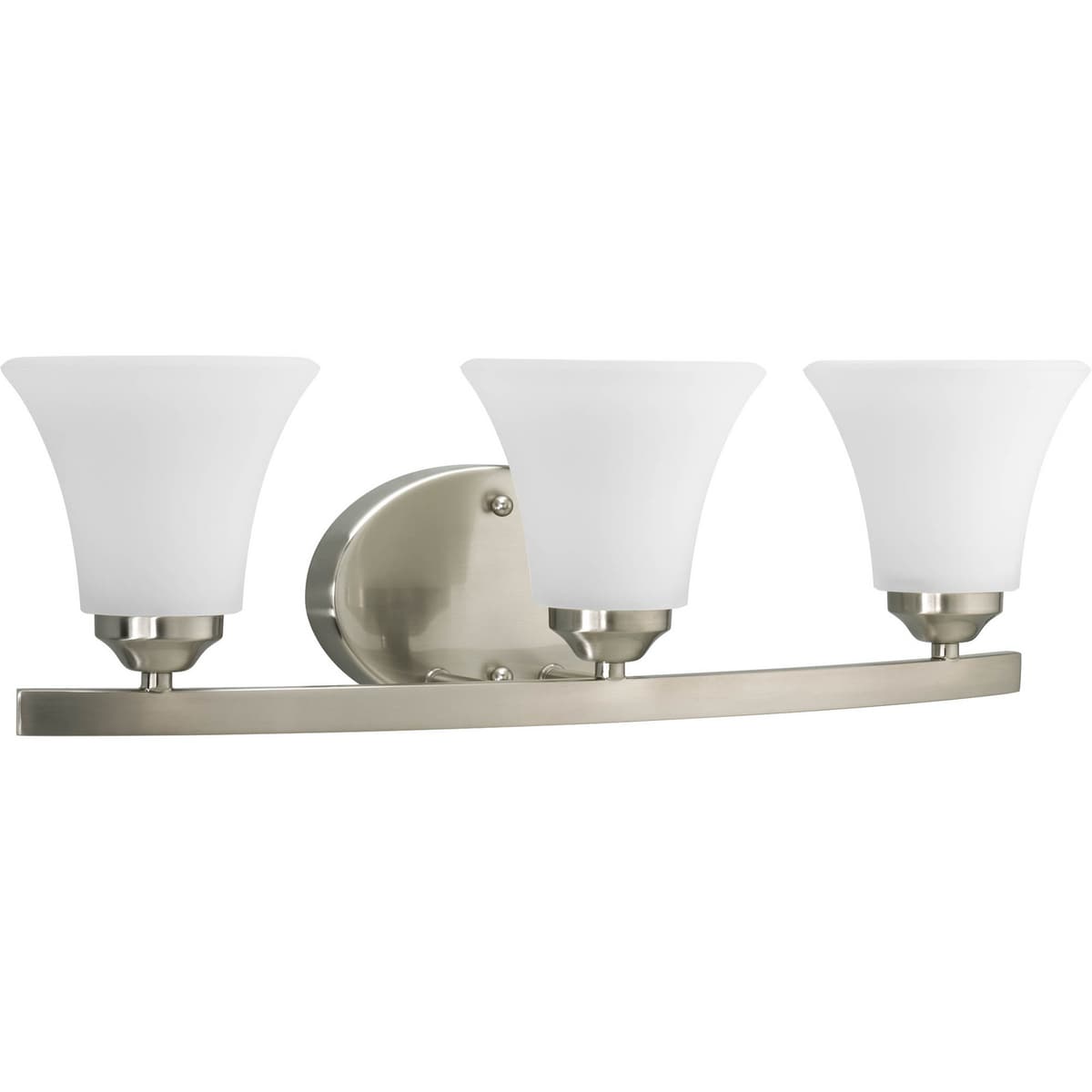 Progress Lighting Adorn 21.5-in 3-Light Brushed Nickel Transitional ...