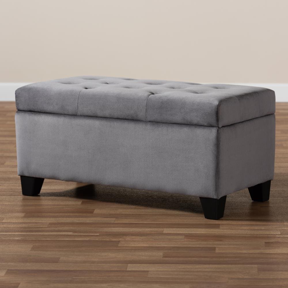 Baxton Studio 162-10458-LW Indoor-Ottomans - View #7