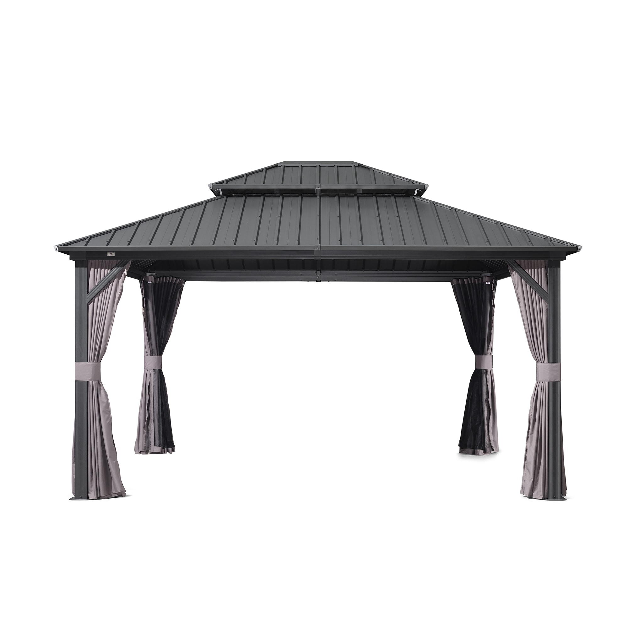 PURPLE LEAF LS04JJG1214 Wood-Resin-Gazebos - View #2