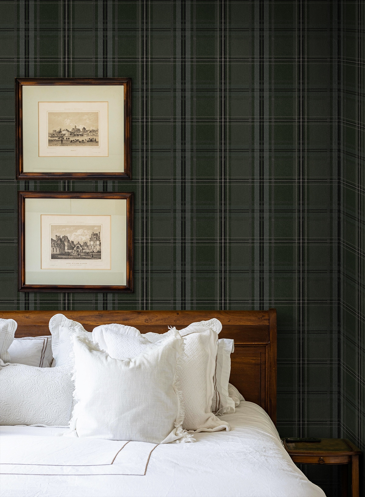 Evergreen Plaid Self-Adhesive Vinyl Wallpaper Roll