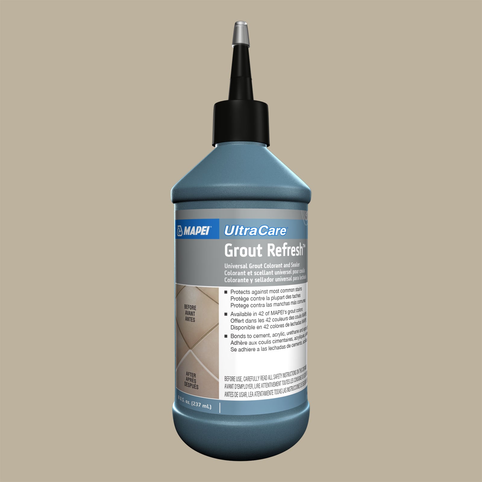 MAPEI 5LA503933 Grout Refresh 8 Fluid ounce(s) Ivory #5039 Ceramic/porcelain tile Grout sealer
