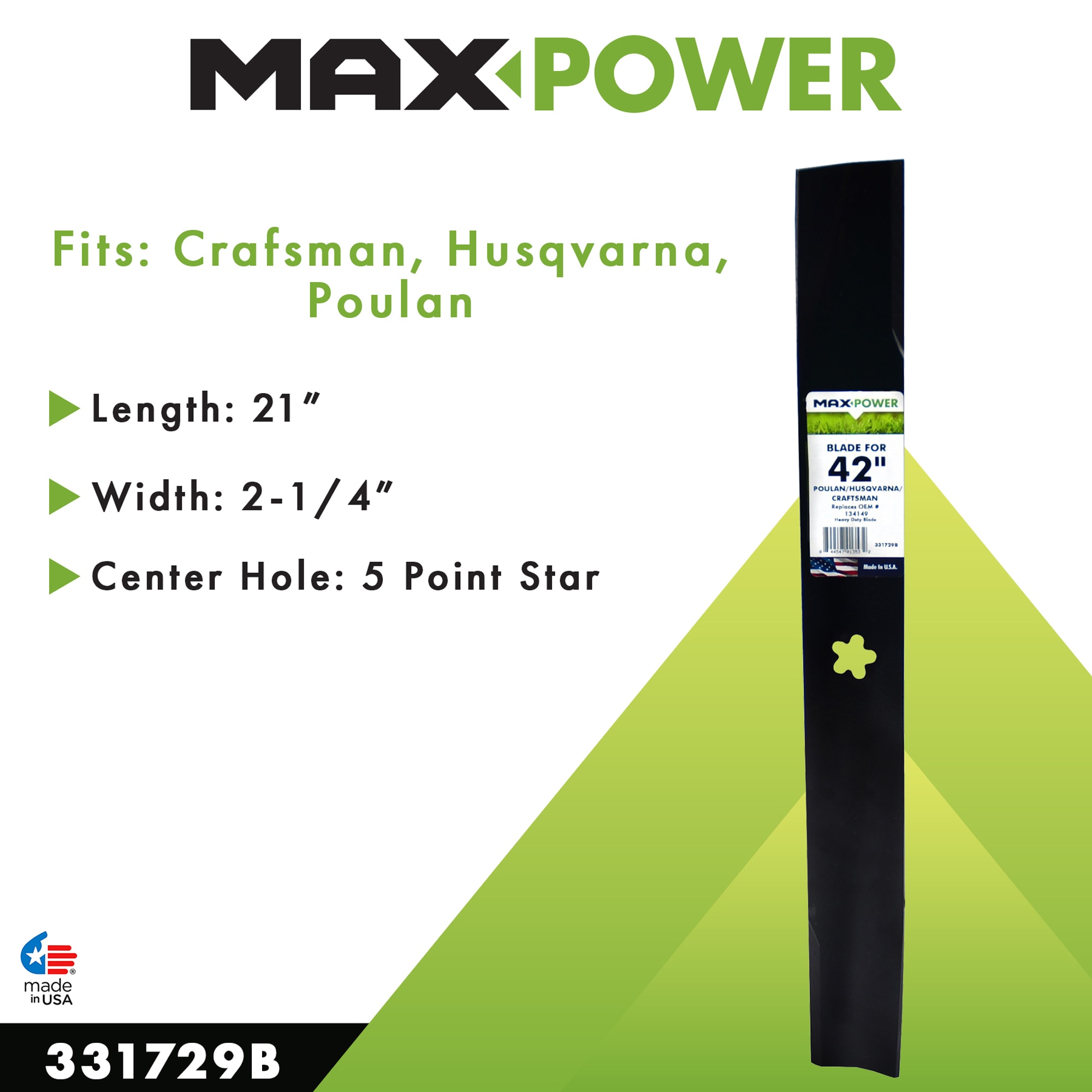 MaxPower 331729B Ope-Mower-Blades - View #5