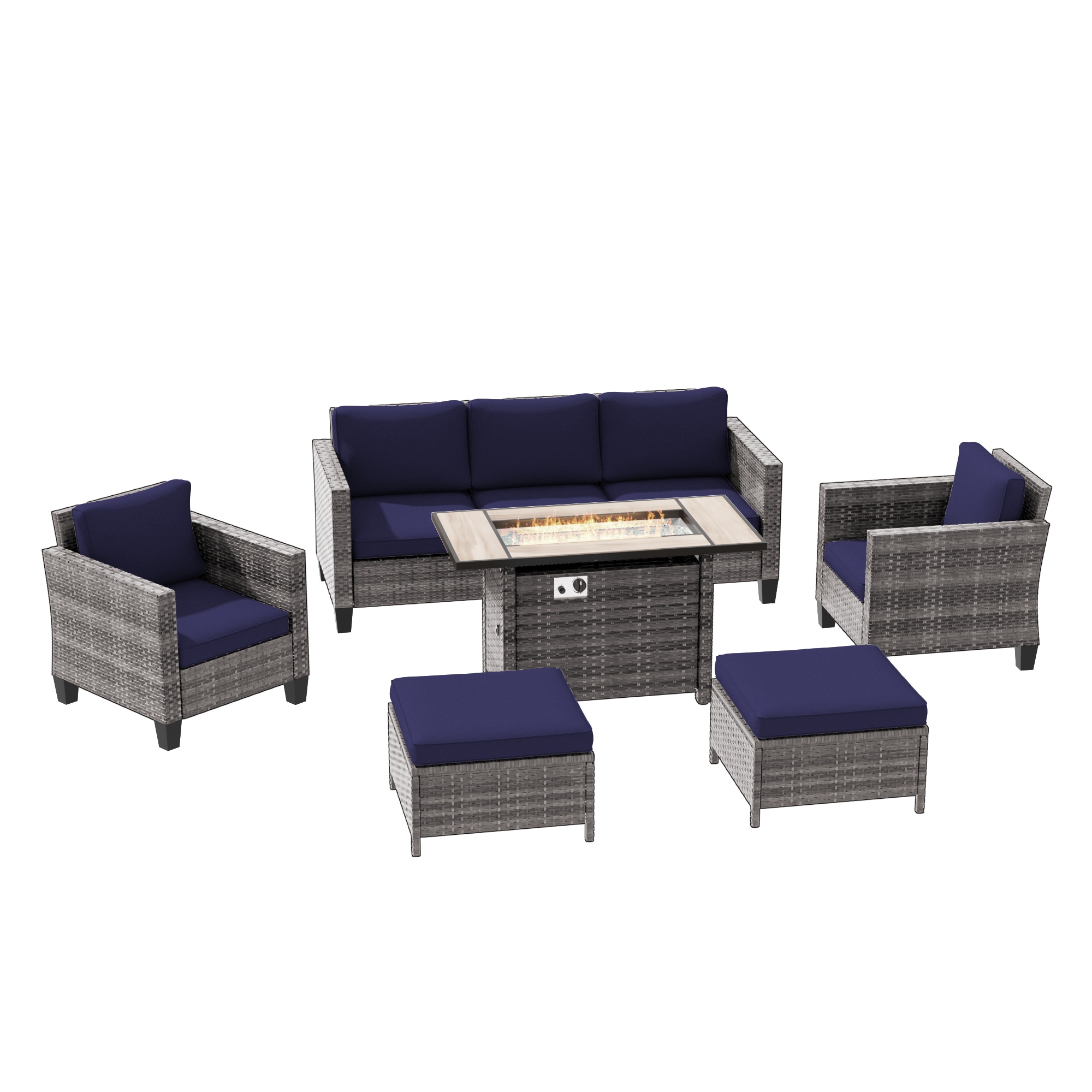 ACEGOSES LW-115HNY-T5 Patio-Conversation-Sets - View #3
