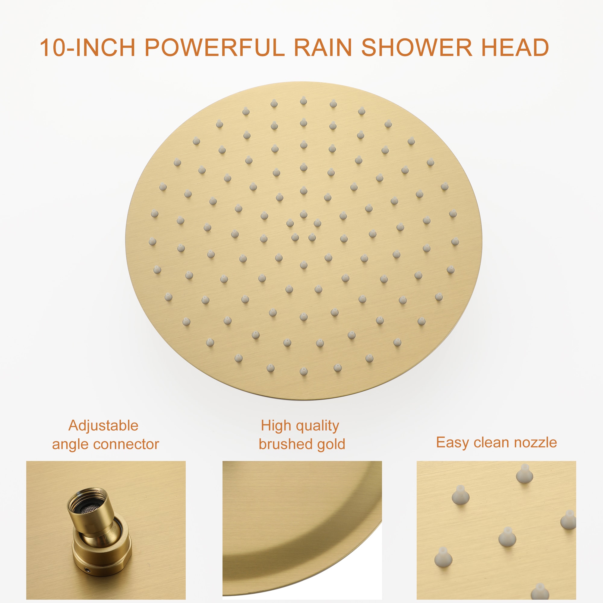 Clihome SMD-88040BG-10 Showerhead-Bar-Panels - View #7
