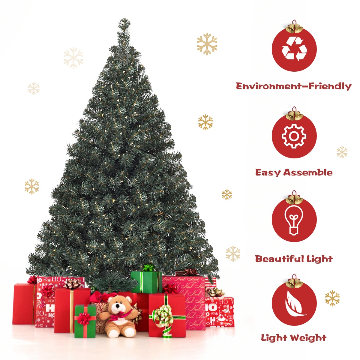WELLFOR CM-HFY-21226 Artificial-Christmas-Trees - View #3