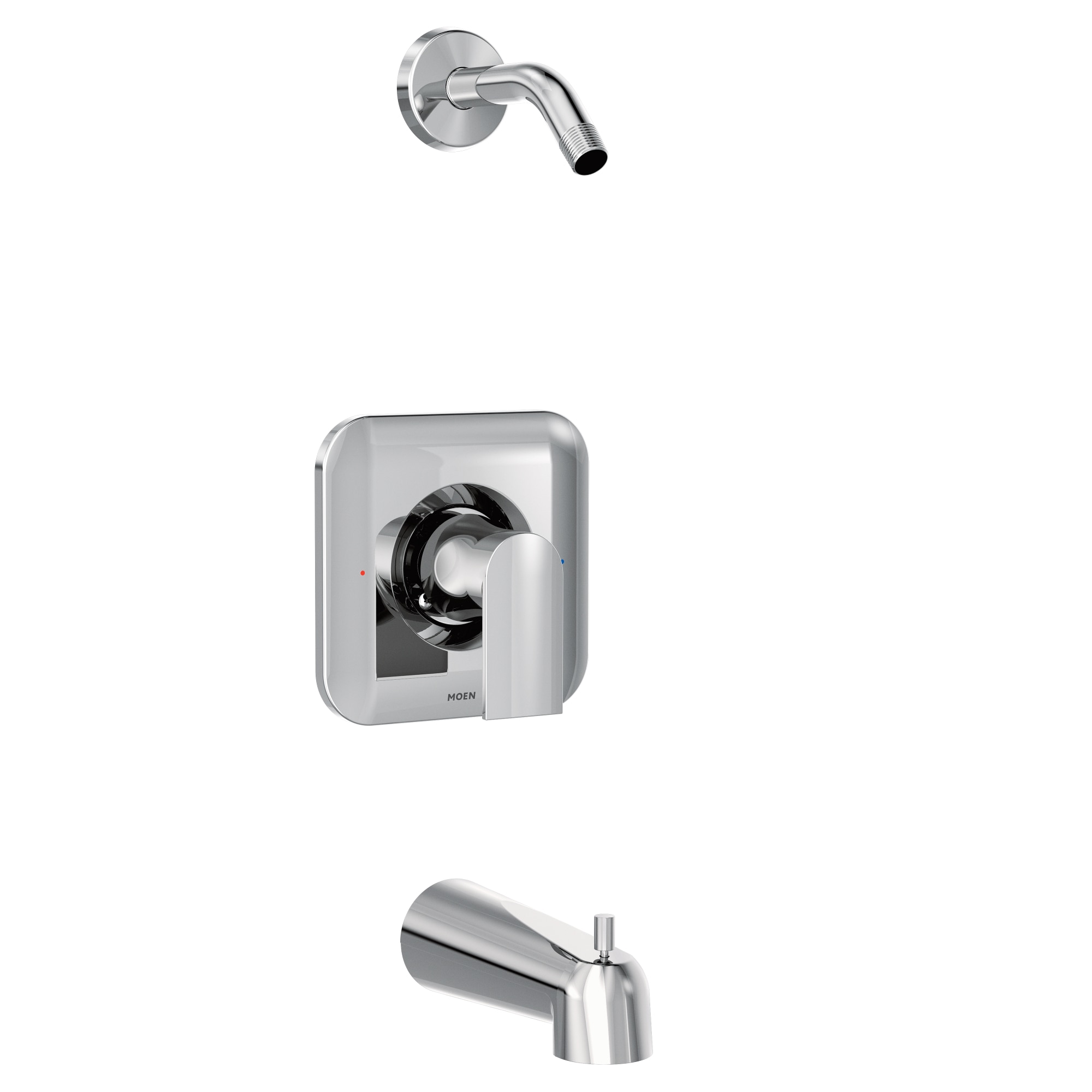 Moen T2473NH Genta LX Chrome 1-handle Sold separately Bathtub and shower Faucet (Valve Not Included)