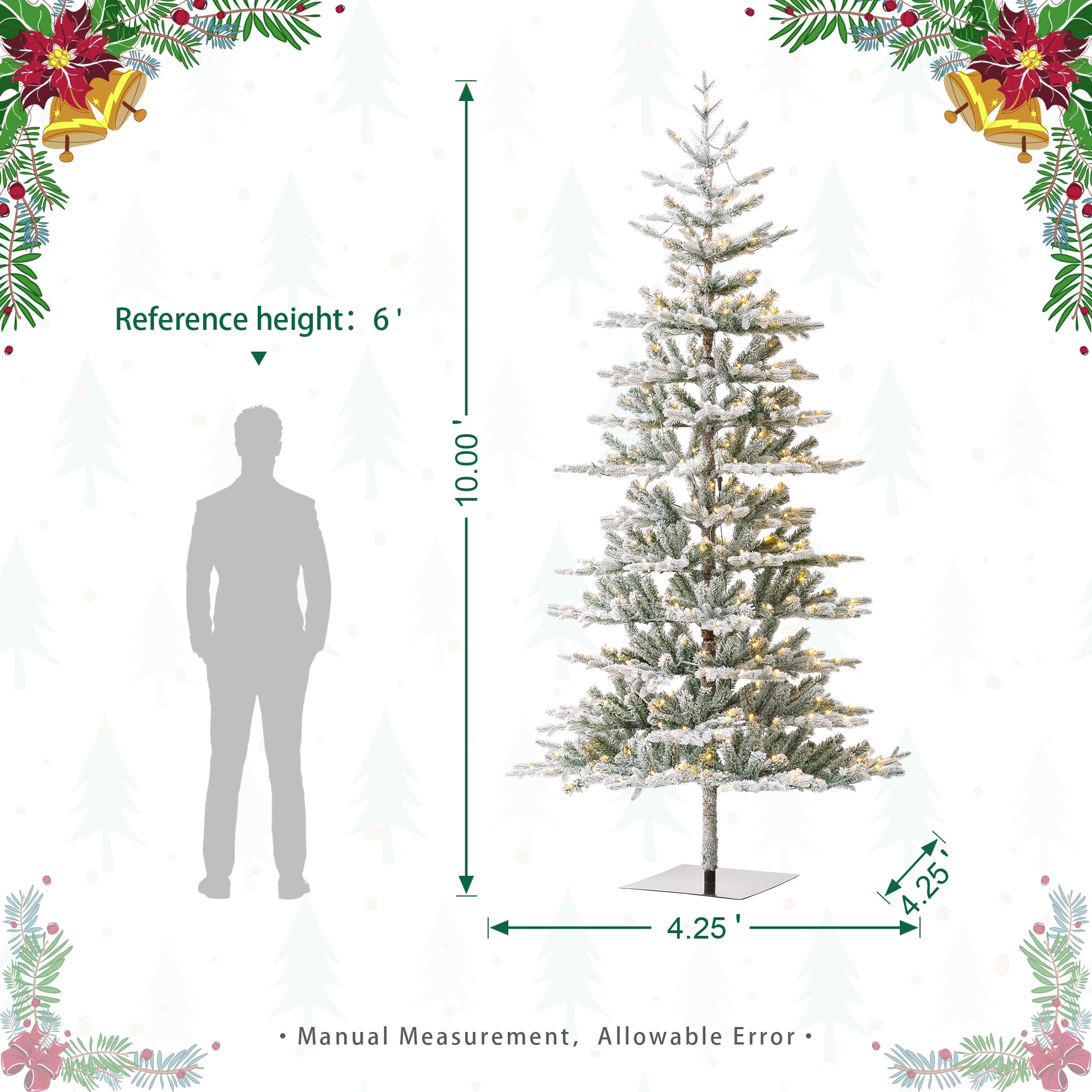 Glitzhome 2014600135 Artificial-Christmas-Trees - View #12
