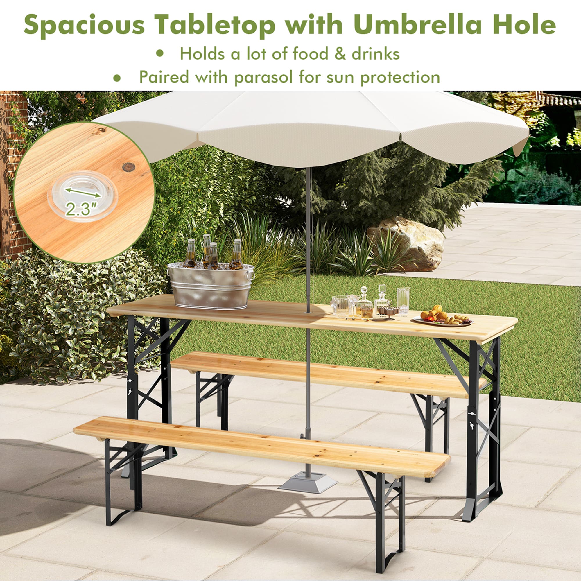 Costway HCST01833 Patio-Tables - View #8
