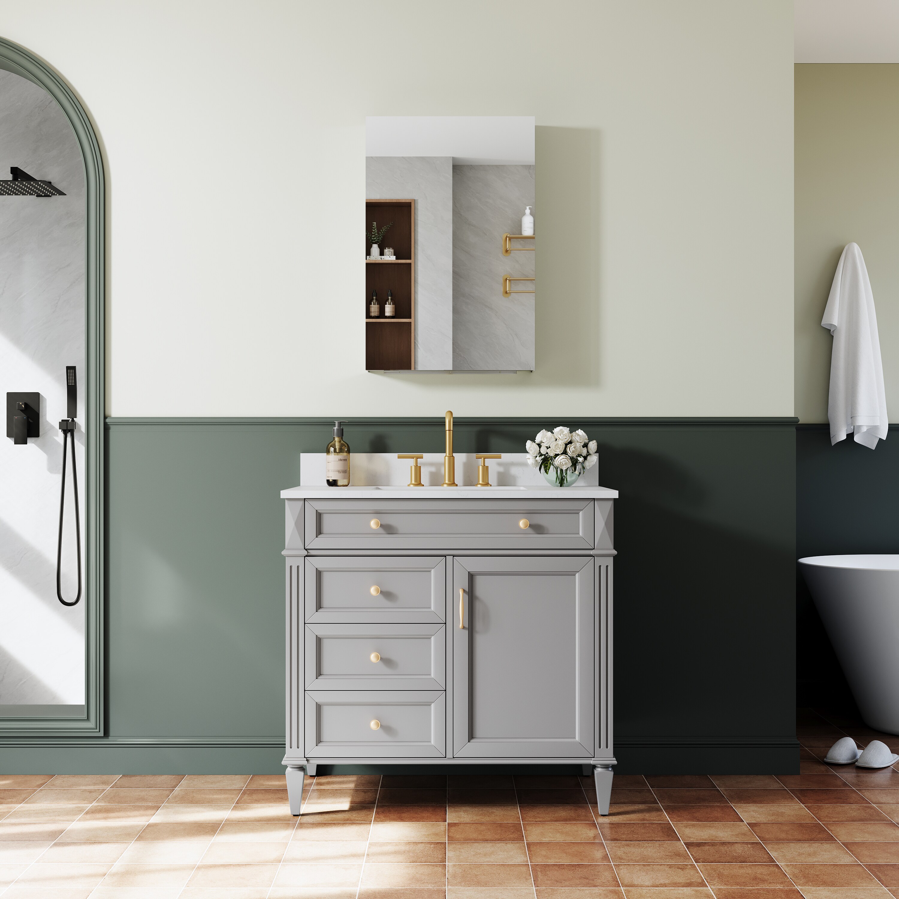 CALVON RCRS-2030MC Bathroom-Medicine-Cabinets - View #12