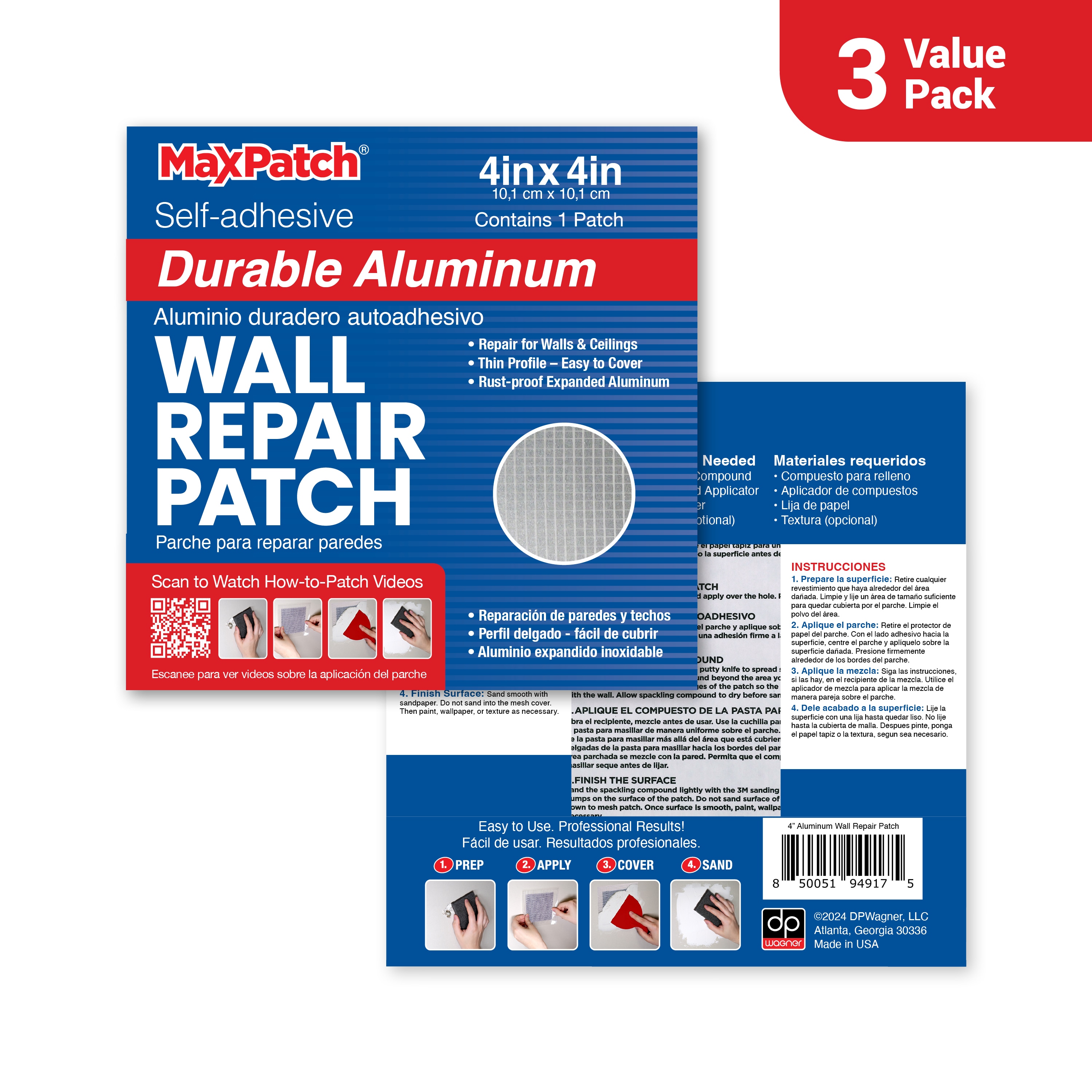 Drywall Patches Brand MaxPatch