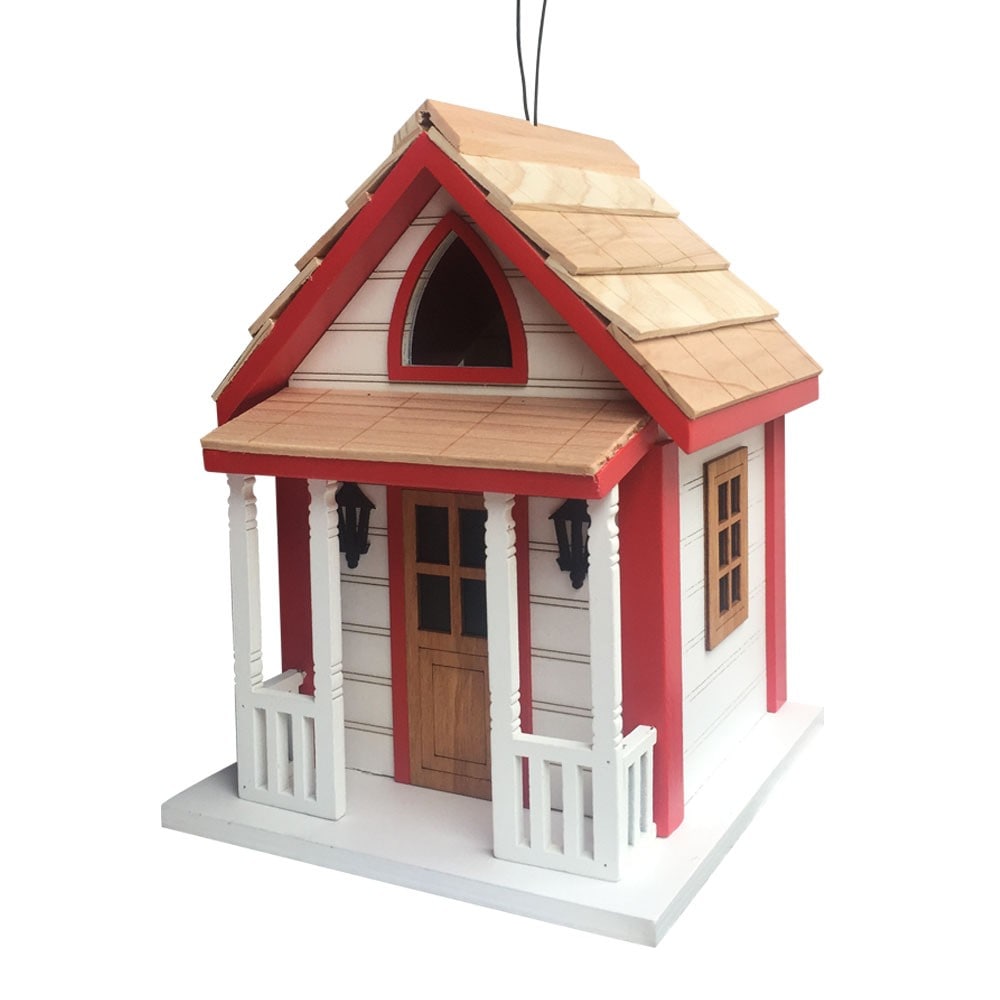 Home Bazaar HB-7605S 8-Inches H Multi Wood Finches Aviary Bird House