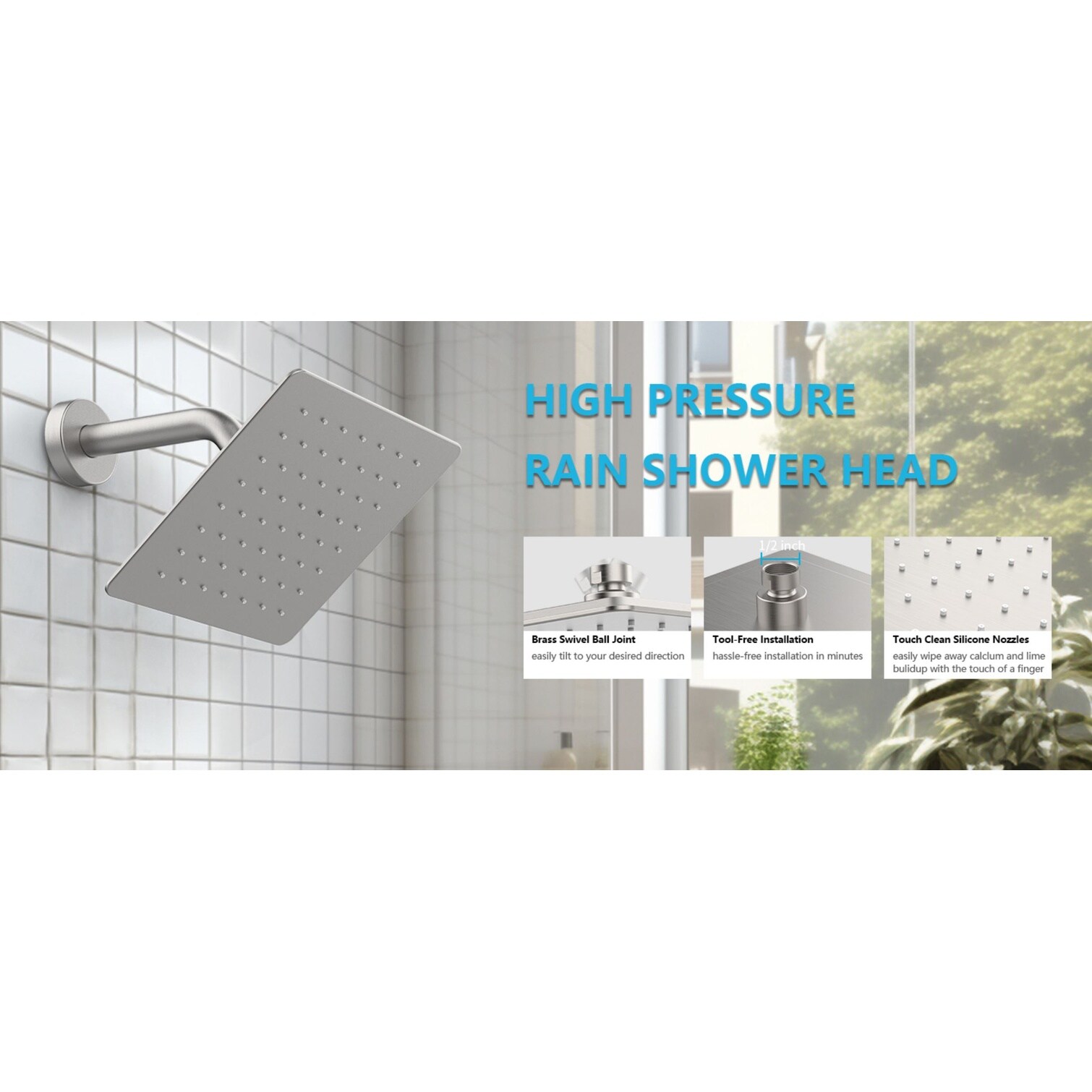 BBabe QG1I0KAP102U Fixed-Showerhead - View #6