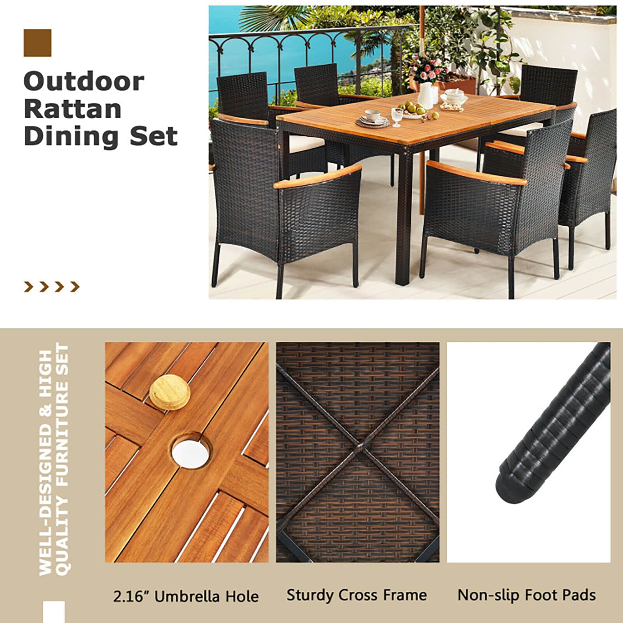 CASAINC TY-W30213867 Patio-Dining-Sets - View #7