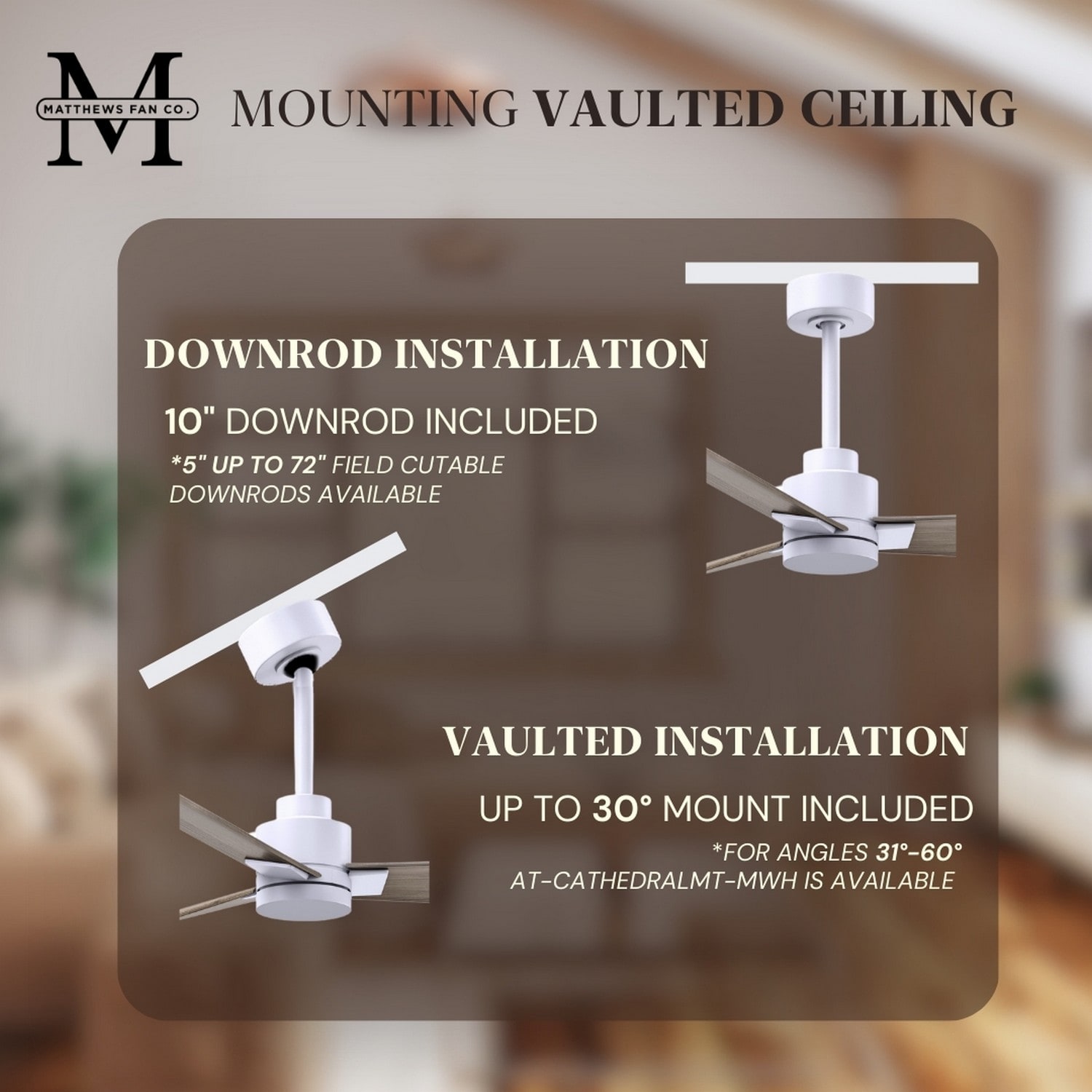 Matthews Fan Company AK-MWH-GA-56 Ceiling-Fans - View #11