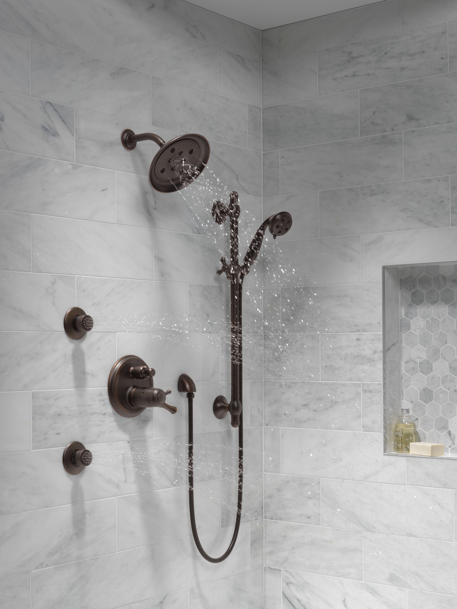 Delta 50560-RB Bath-Shower-Facc - View #3