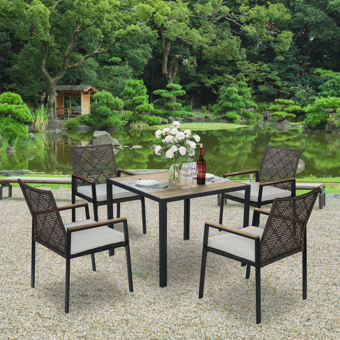 Mondawe MD009WH Patio-Dining-Sets - View #10