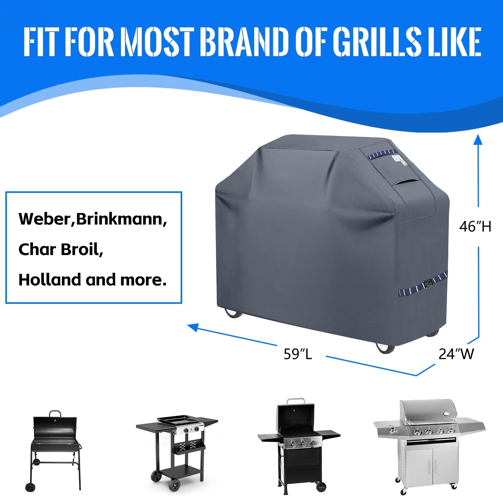 Angel Sar L2MJA409GC21 Grill-Covers - View #2