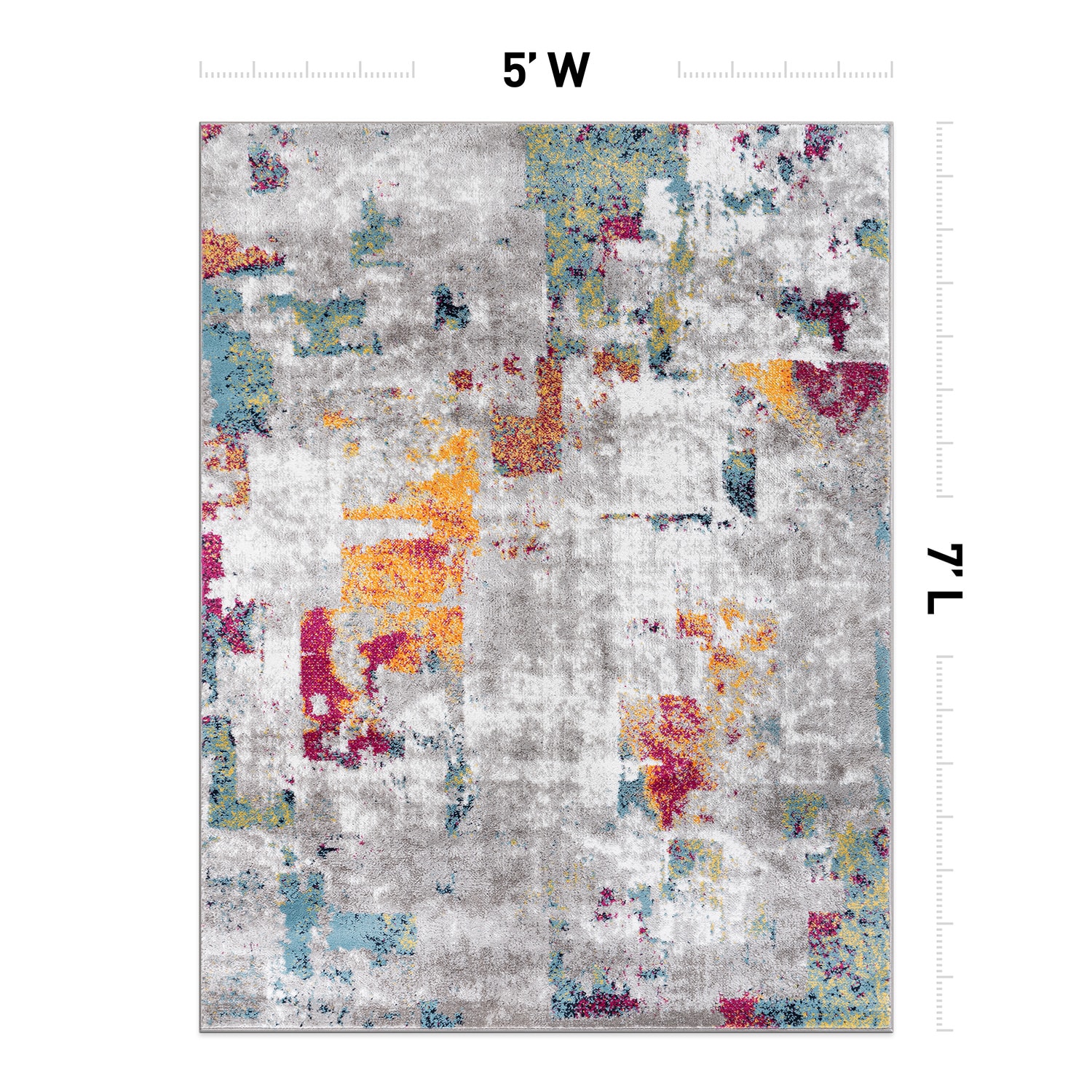 World Rug Gallery 938MULTI5X7 rugs - View #3
