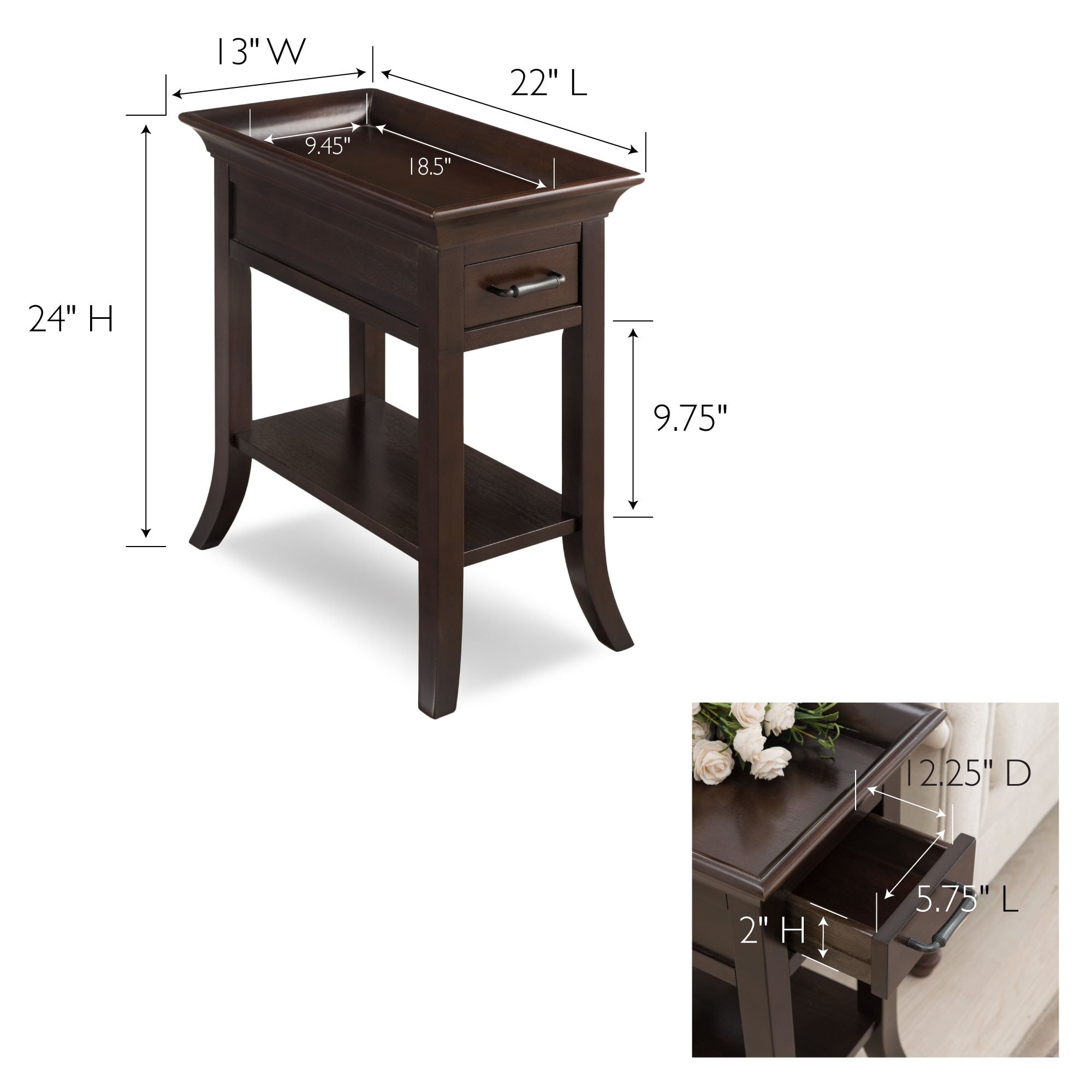 Leick Home 10126 End-Tables - View #3