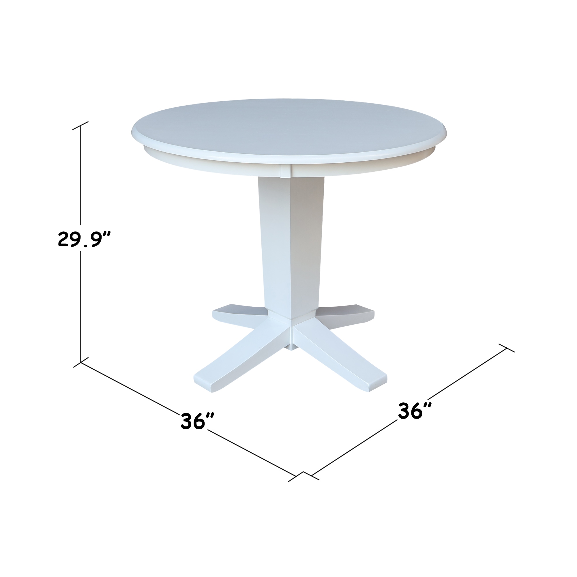 International Concepts K08-36RT-23B Dining-Tables - View #5