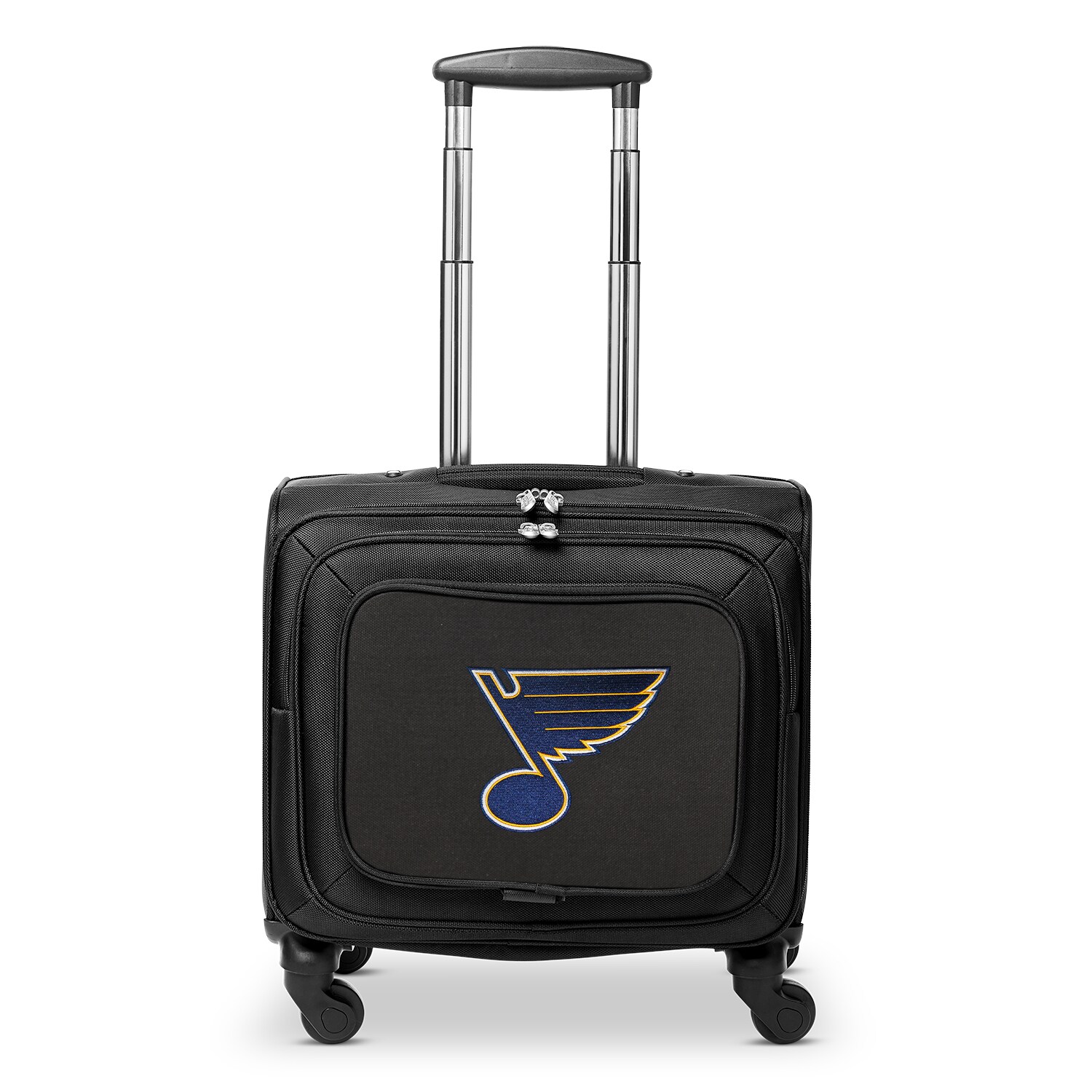 Mojo Licensing NHL St. Louis Blues 17.75 x 9 x 15 Black Ballistic Nylon  Softshell Carry-on Bag (1-Bag) in the Luggage & Luggage Sets department at