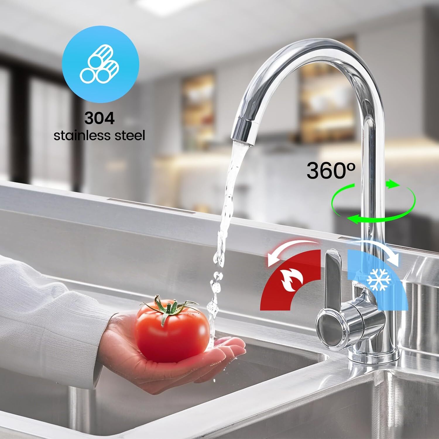 Qeetex GGL-PHO-358CDQWC Bar-Prep-Sinks - View #3