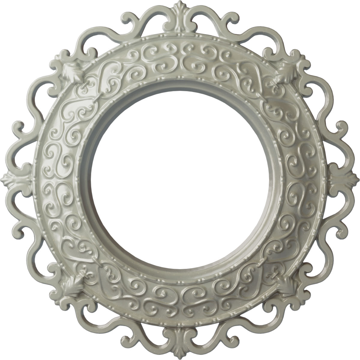 Ekena Millwork CM13ORFCS Orrington 13.25-in W x 13.25-in L Painted Flash Copper Polyurethane Whole Ceiling Medallion