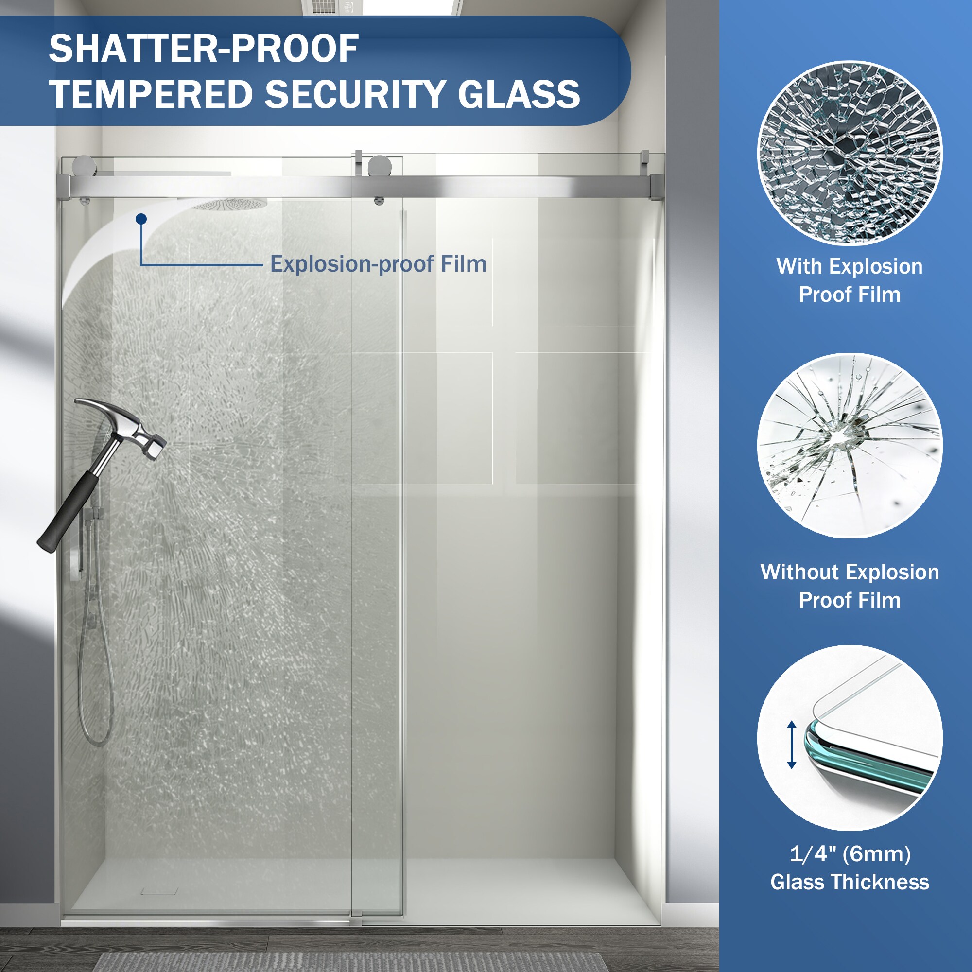 LUXEYARD DS-X-317SOWER22 Shower-Doors - View #3