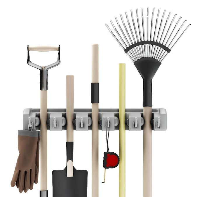 Fleming Supply Shovel Rake And Tool, Garden Tool Holder For Garage