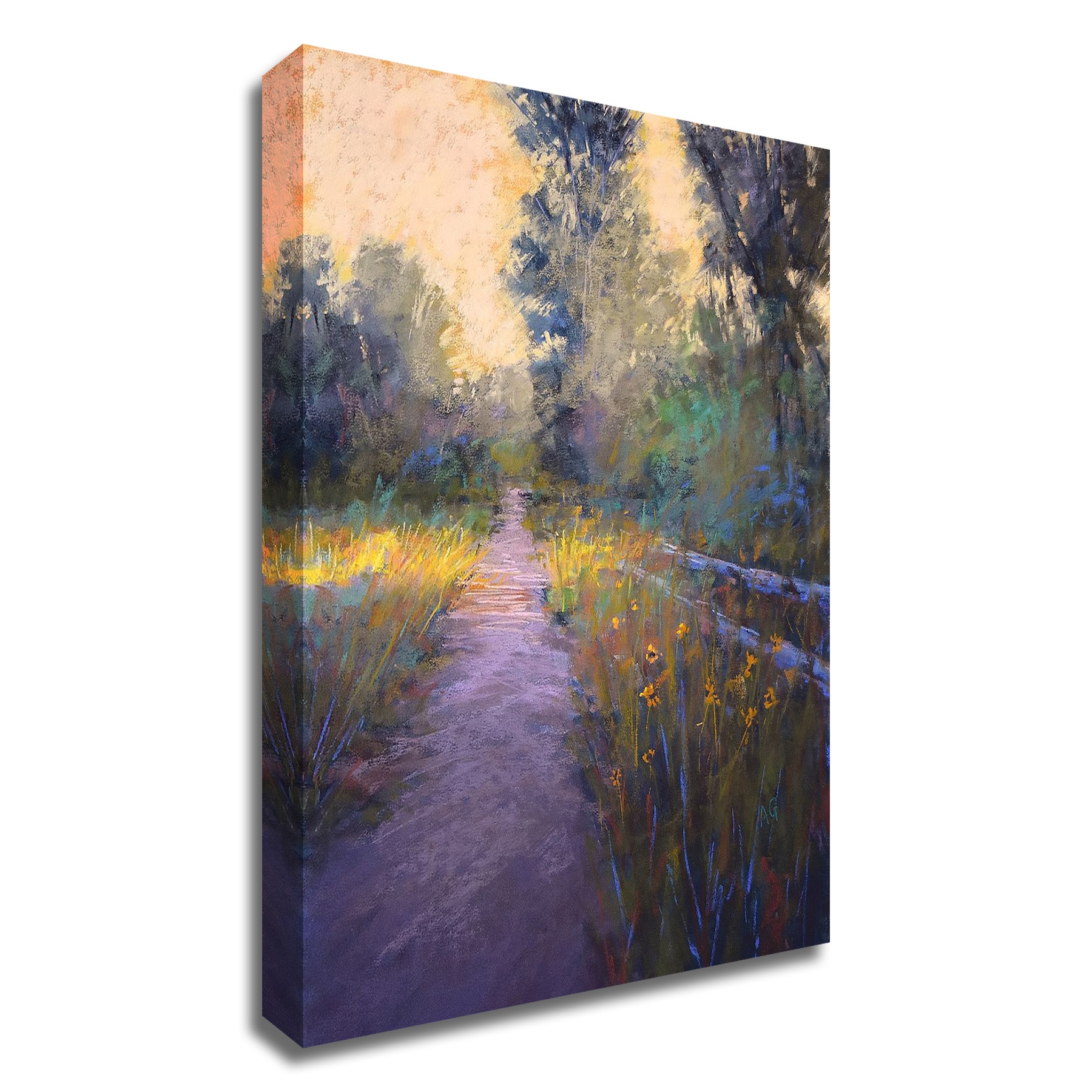 Tangletown Fine Art Frameless 30-in H x 24-in W Landscape Canvas Print ...