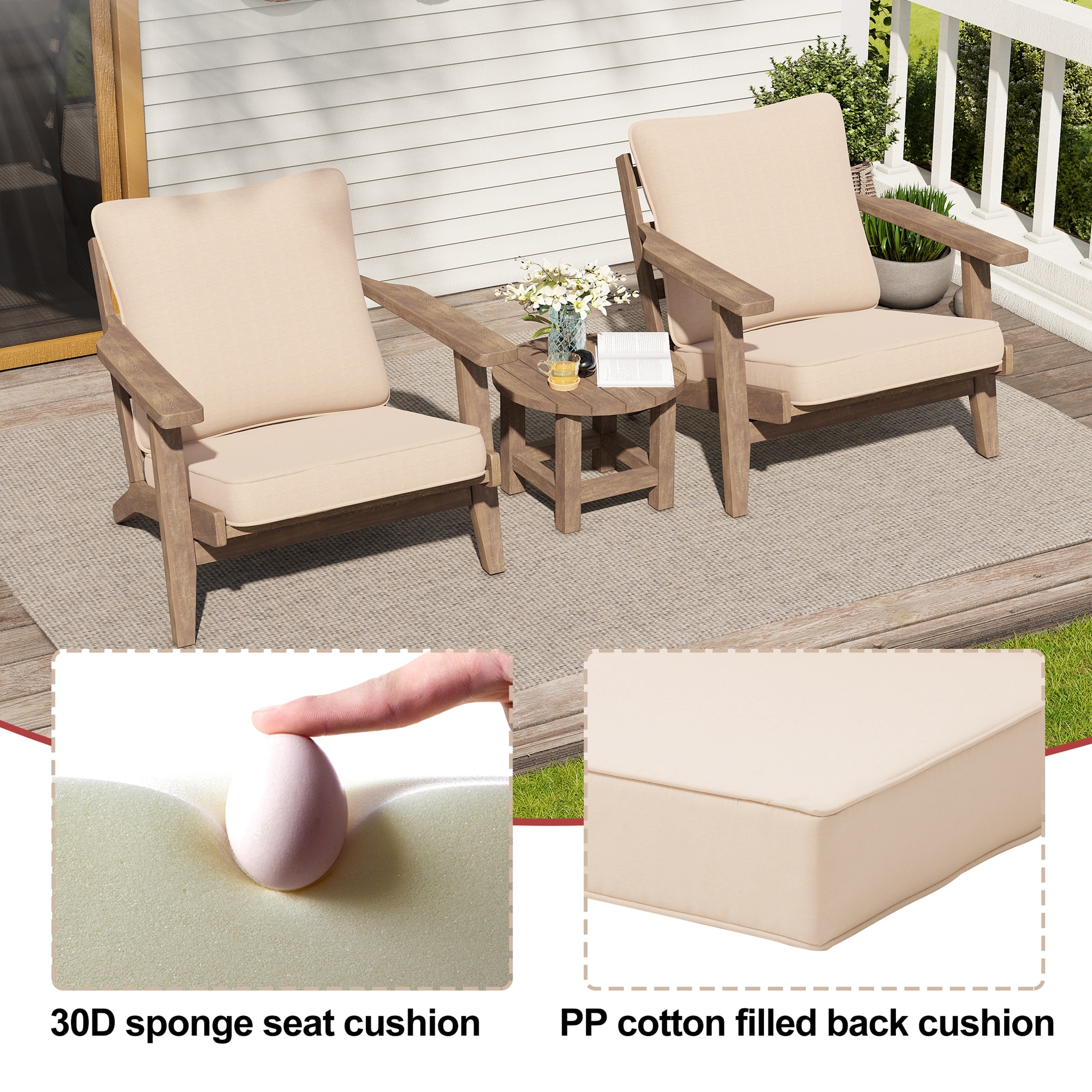 Crestlive Products CL-CU010BEI-1BC Patio-Furniture-Cushions - View #7