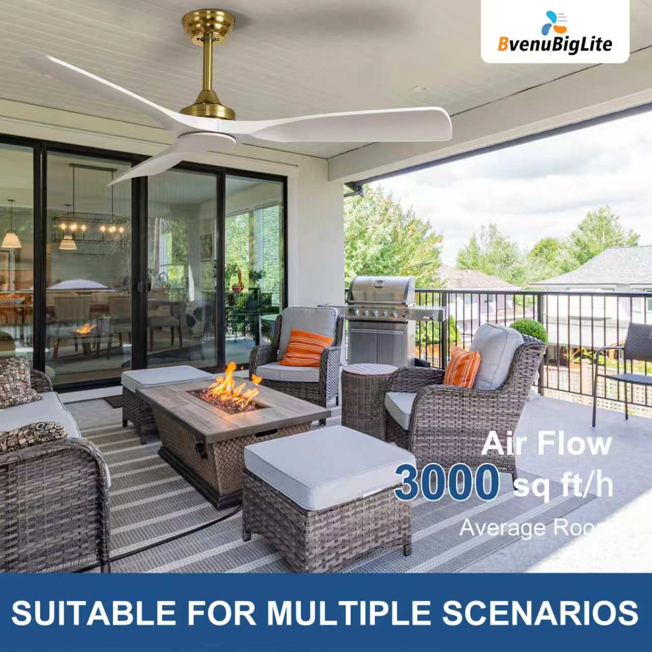 Dovanpaul 180-18B-WG-LW Ceiling-Fans - View #4